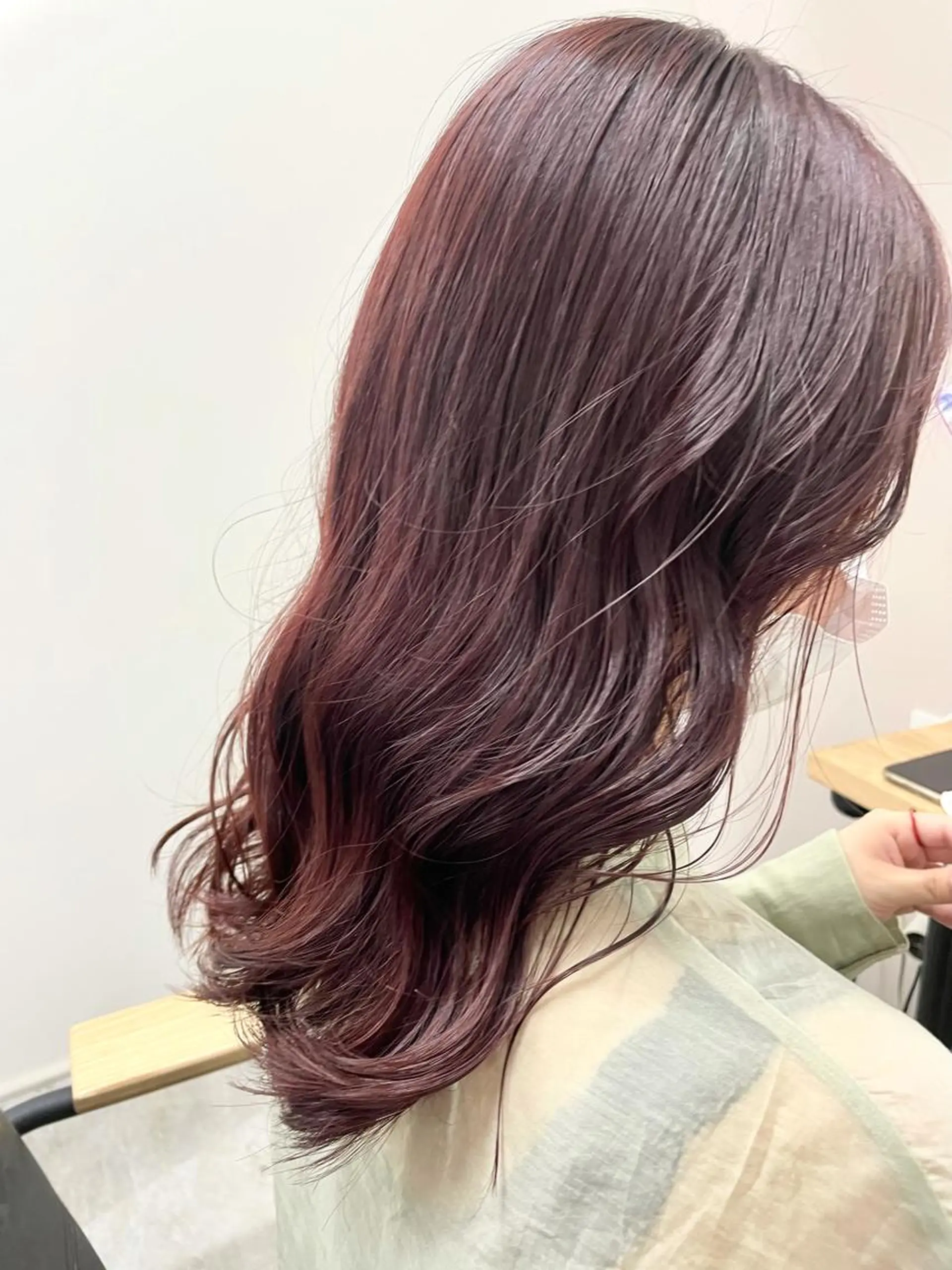 セミロング カラー 🔵暗髪　特化🔵 梅田・増田のヘアスタイル