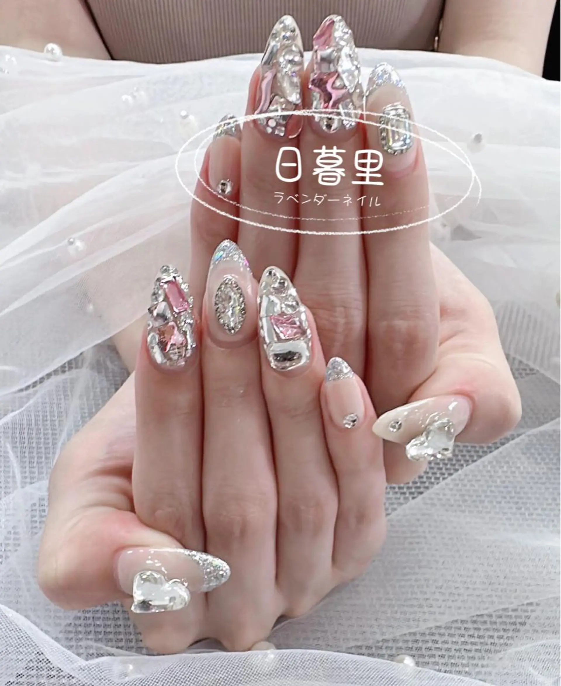 ネイル ラベンダー💖日暮里 ルル💖ネイルのネイルデザイン