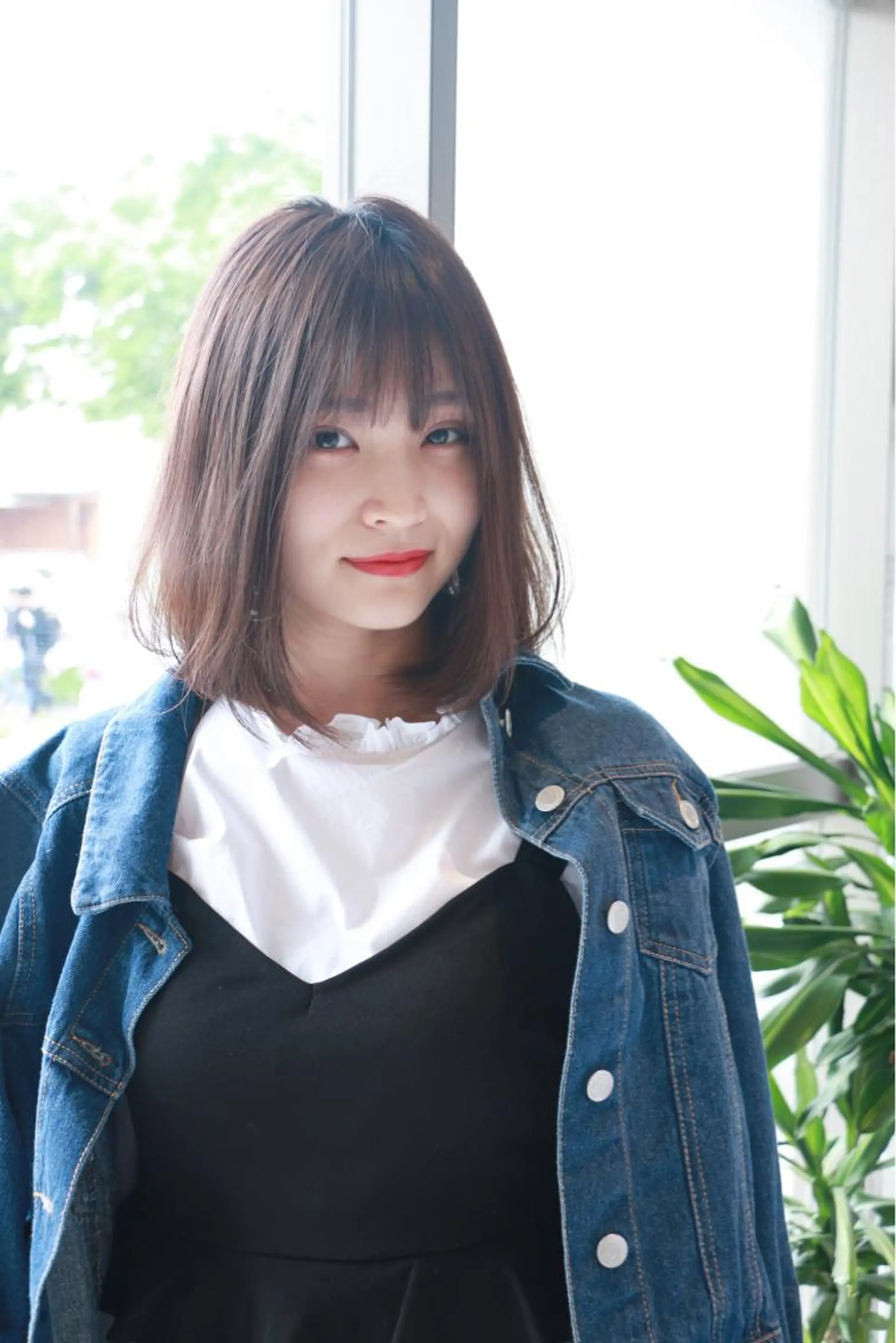 ミディアム カラー ボブ カット ヘアカラー 縮毛矯正 トリートメント ✂️似合わせの魔術師 石田一樹✂️のヘアスタイル