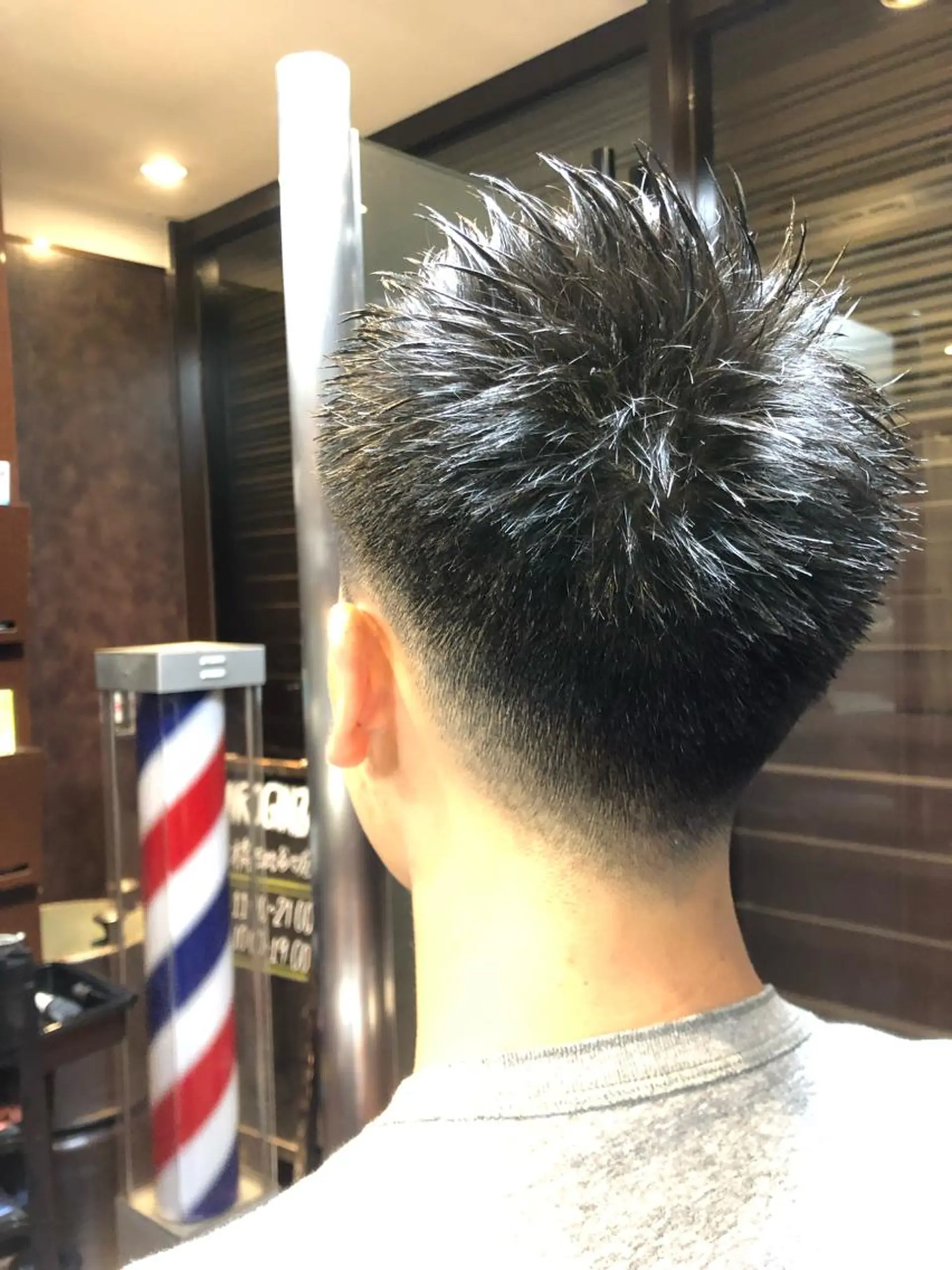 ショート メンズ フェードカット 【店長】福田 健人のヘアスタイル