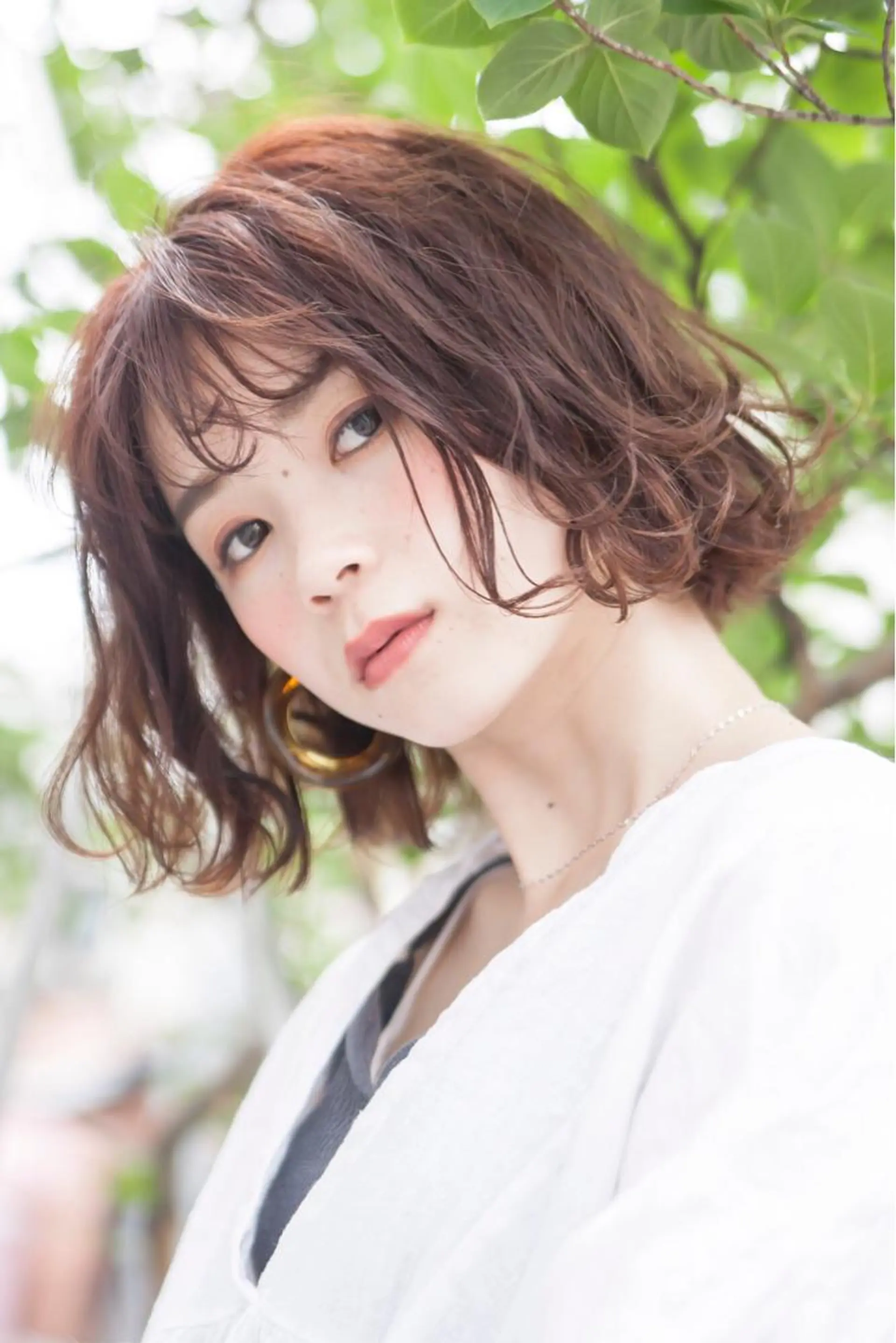 ミディアム カラー カット トリートメント ヘアセット ☕️ベージュカラー 内藤光哉☕️のヘアスタイル