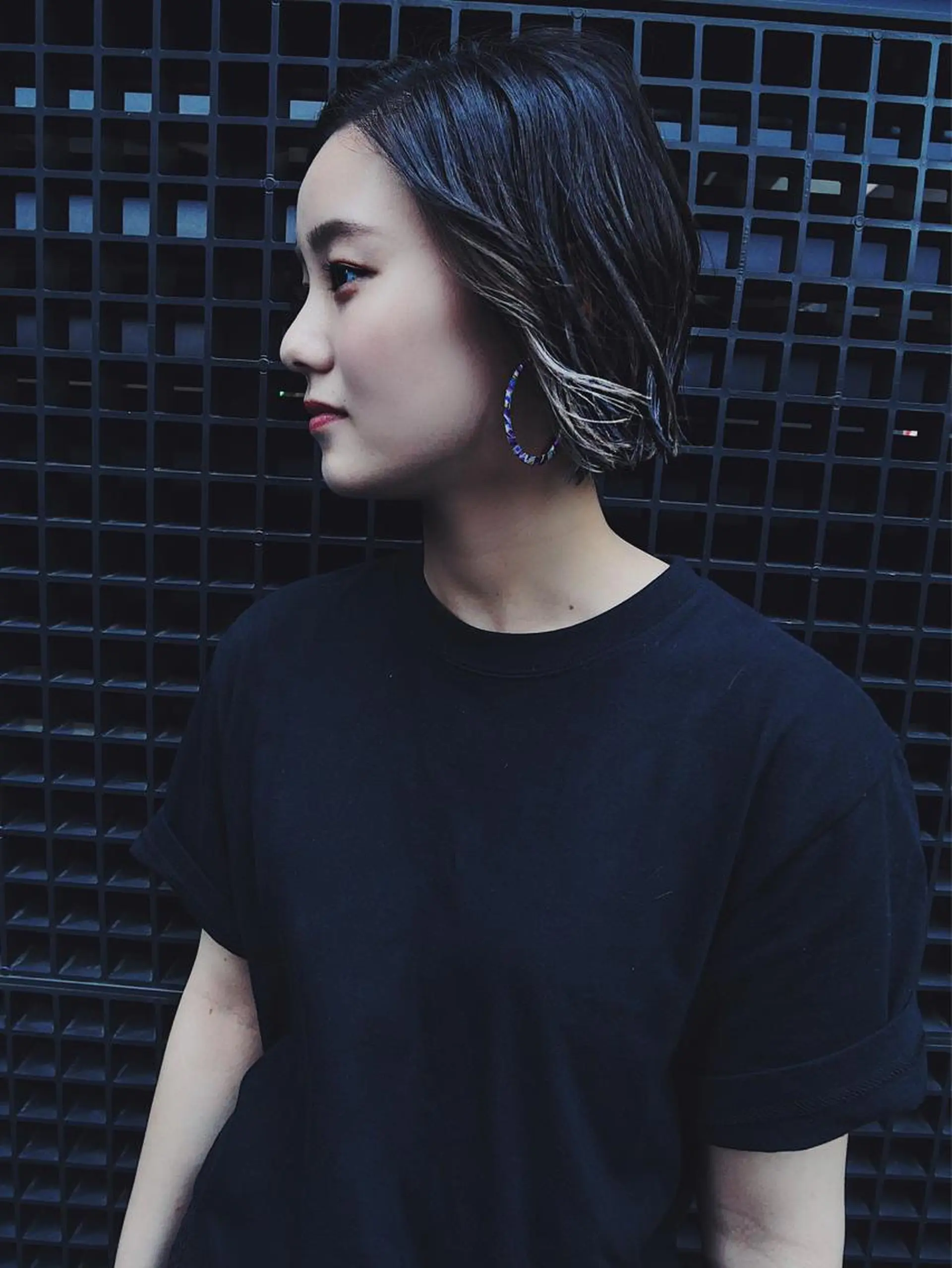 ミディアム カラー レイヤーカット/ パーマ/鎌田実奈歩のヘアスタイル