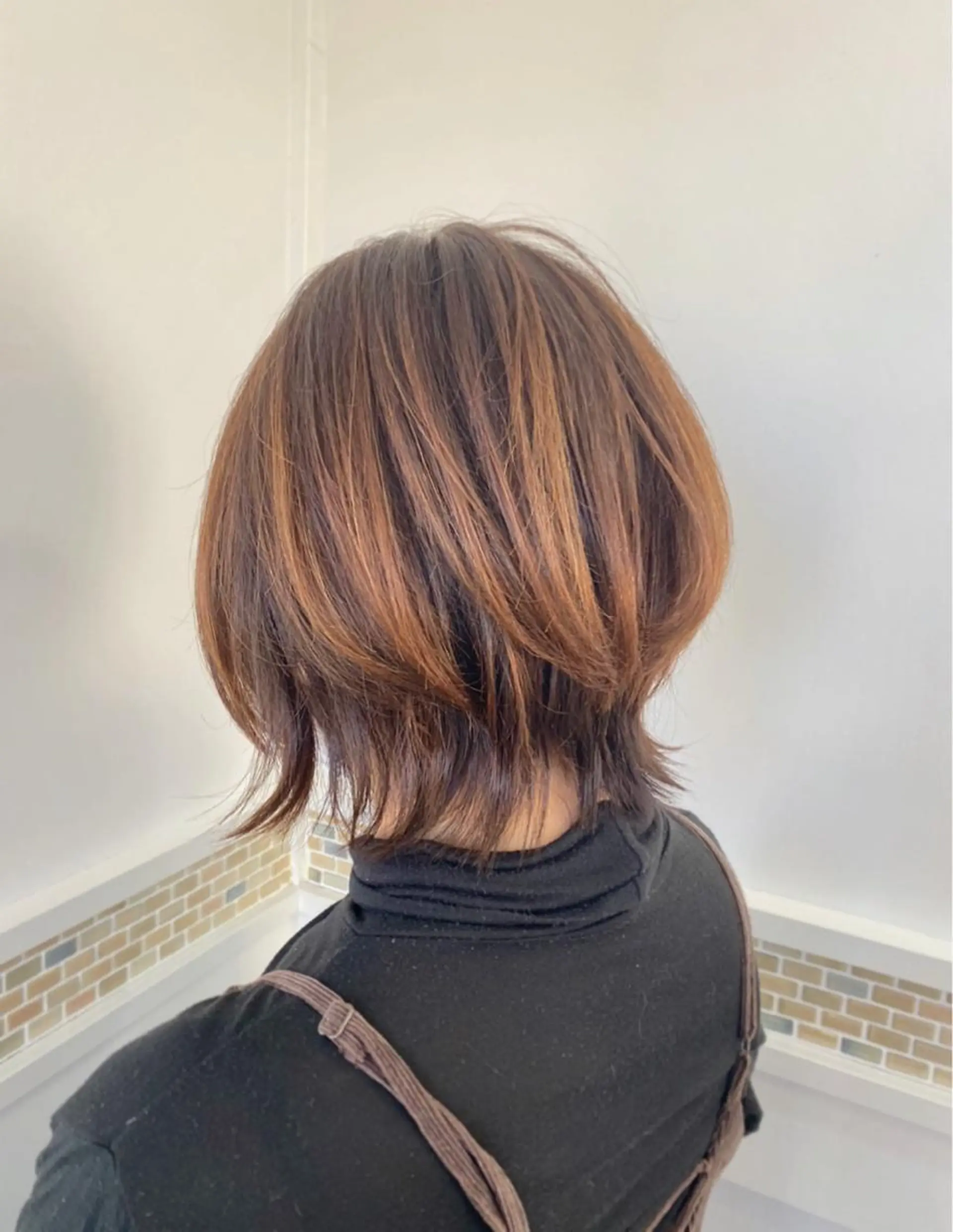 ショート カラー ショートヘア ウルフカット カット ヘッドスパ 田中 悠之のヘアスタイル