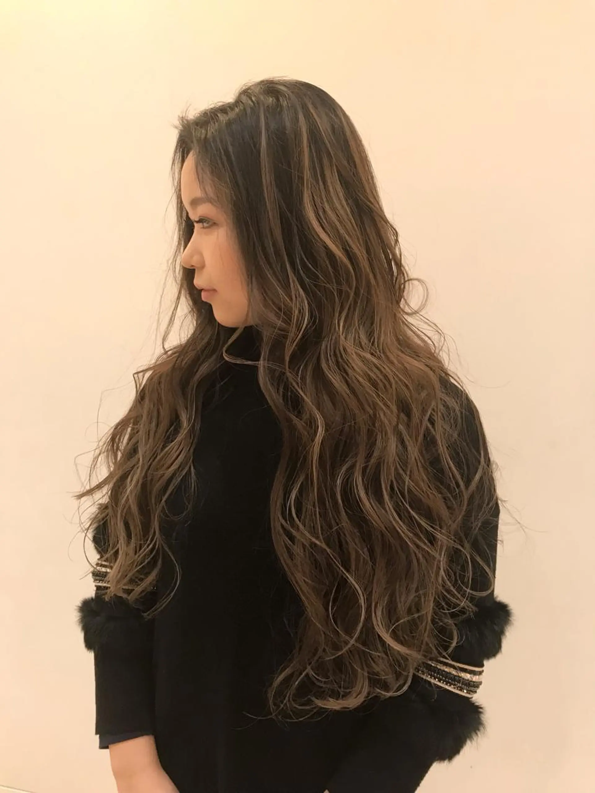 ロング カラー シールエクステ⭐️ オオミタクヤのヘアスタイル