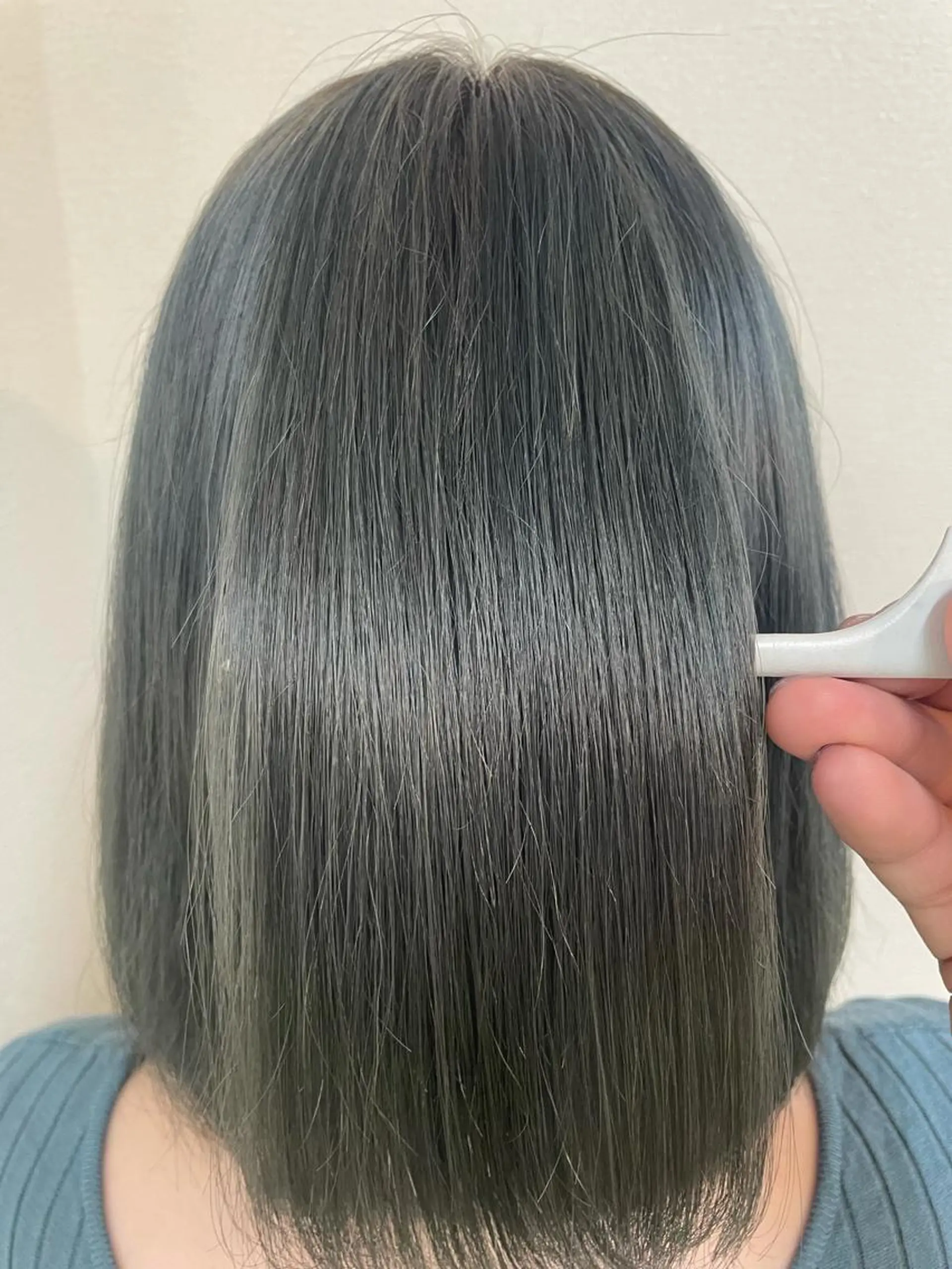 ミディアム カラー ケアブリーチ /髪質 改善/古橋圭史郎のヘアスタイル