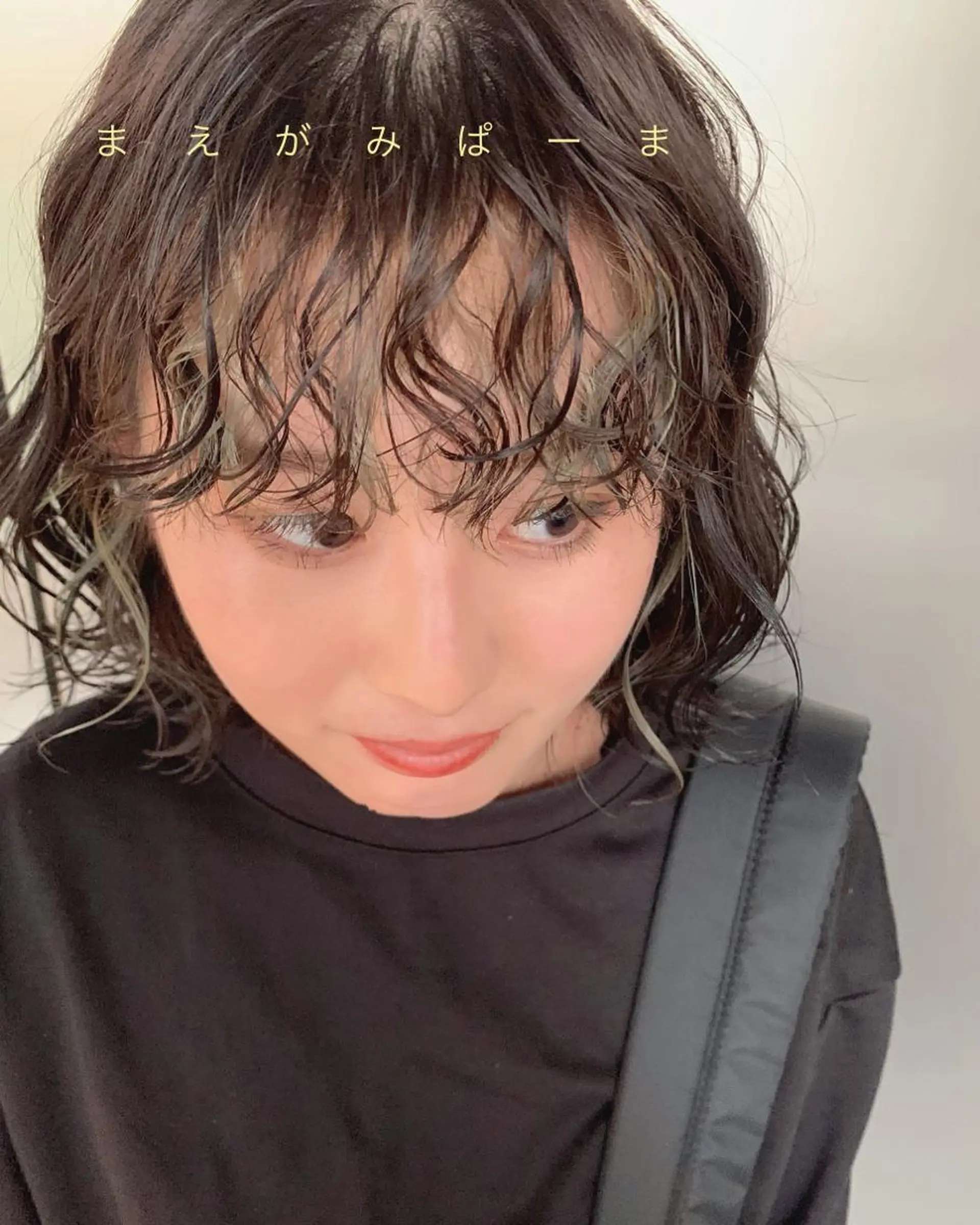 ミディアム カラー パーマ la fith所属・rico_by ヘアとアイブロウのヘアスタイル