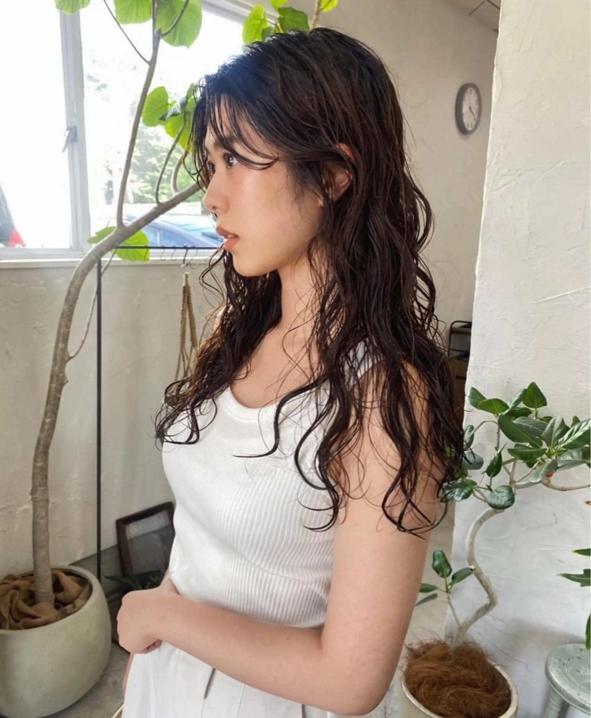 セミロング パーマ Lulux Hair Salon所属・木村 楓羽歌のヘアスタイル