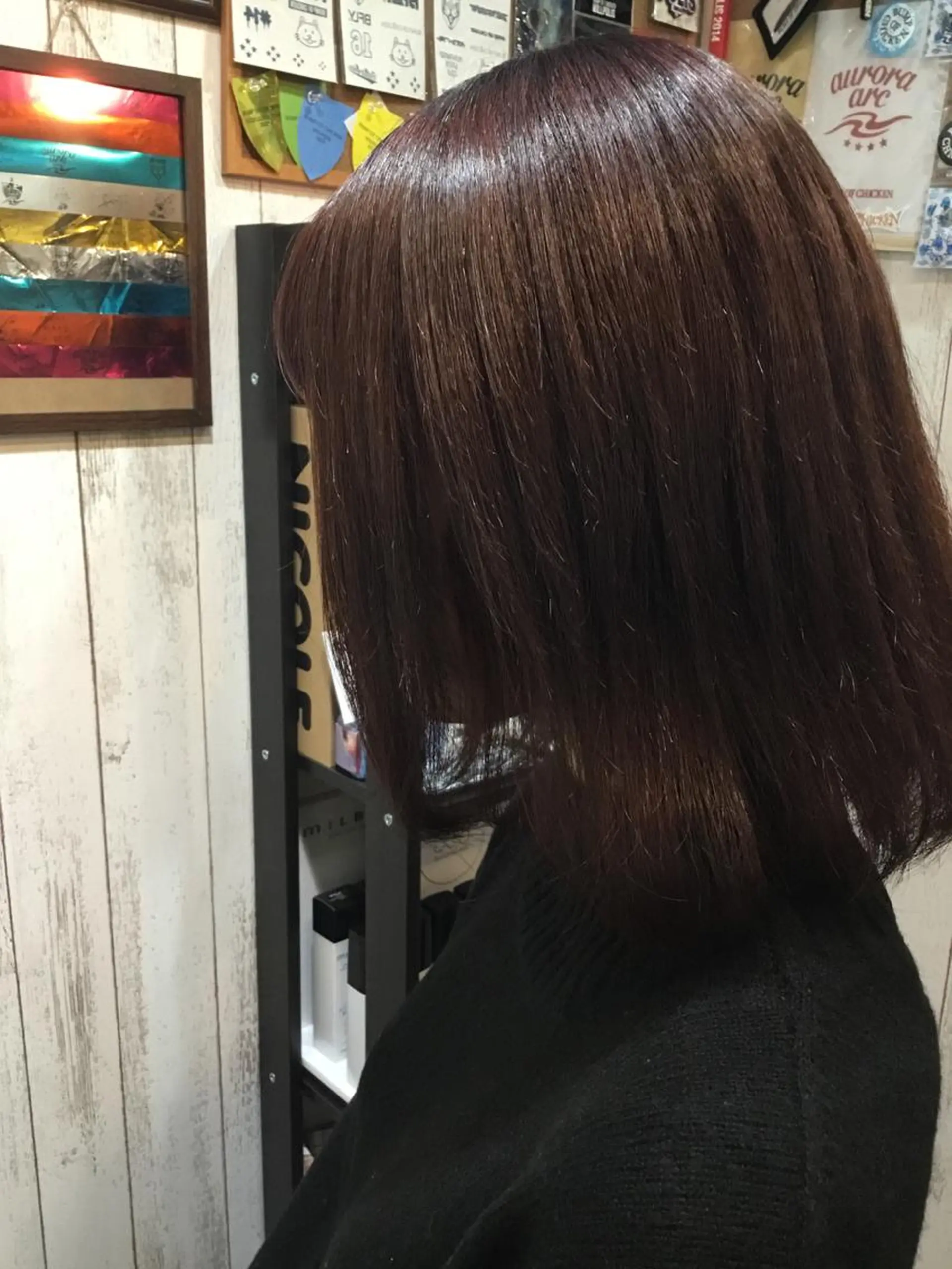 ミディアム カラー embrace エンブレイスのヘアスタイル