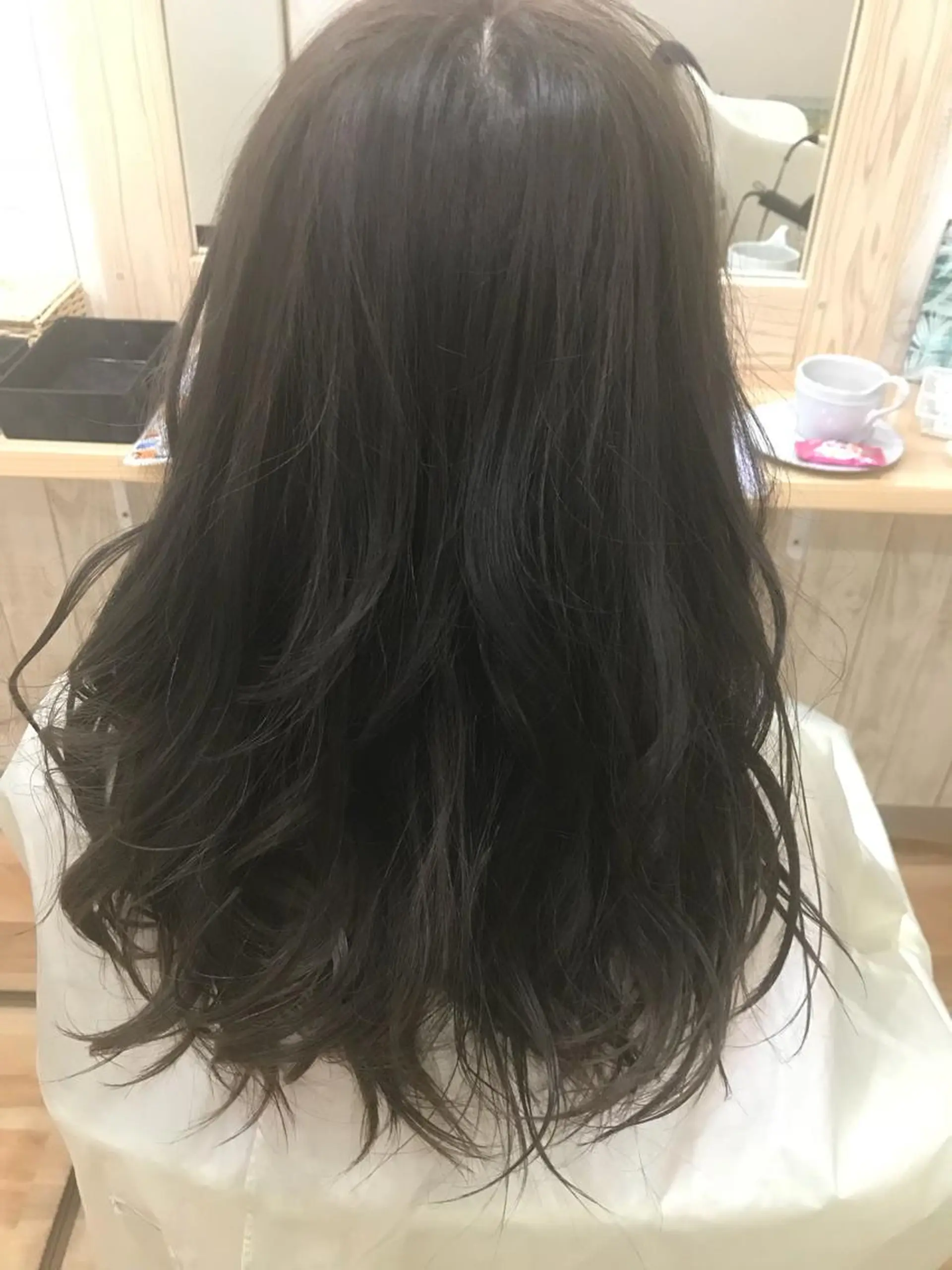 ロング カラー ヘアアレンジ ネイビーカラー Hair＆ＭakeEPIC所属・hair &make EPICRUMIのヘアスタイル