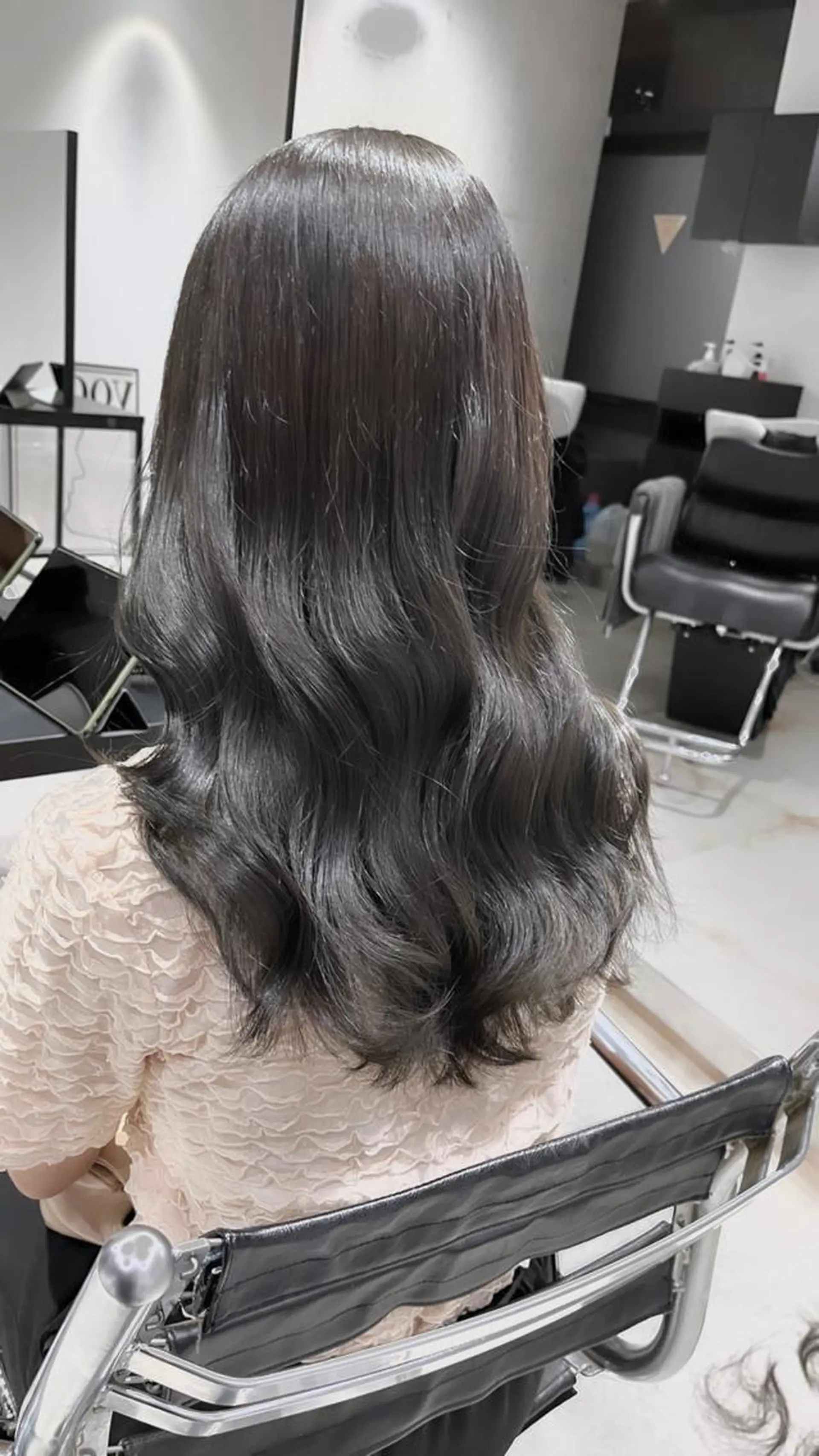 セミロング カット ヘアカラー トリートメント 🌫️大人韓国ヘア 🌫️naoyaのヘアスタイル