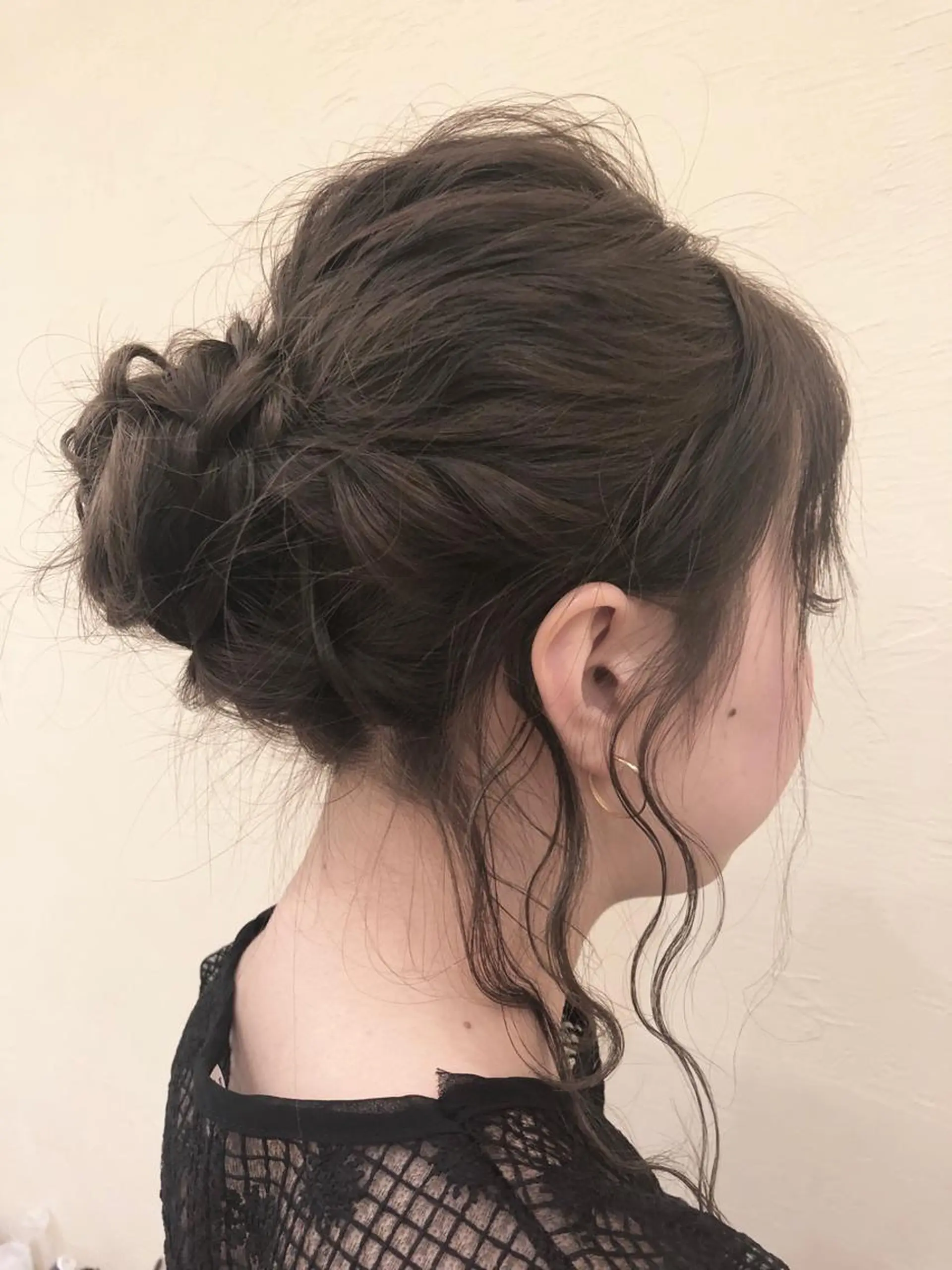 セミロング ヘアアレンジ Lien by hair所属・宮崎 睦のヘアスタイル