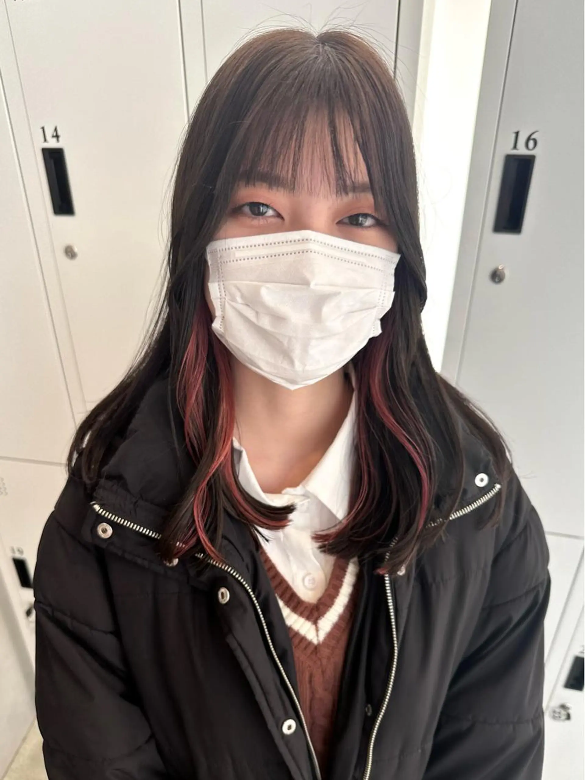 セミロング カラー ヘアカラー トリートメント デザインカラー/パー マ🦖外岡咲希🦖のヘアスタイル