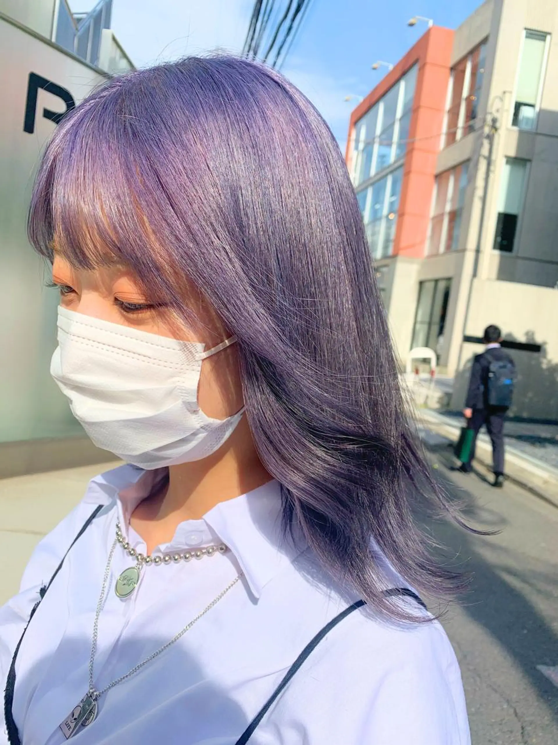 ロング カラー レイヤー/透明感 カラー🌿KANTAのヘアスタイル