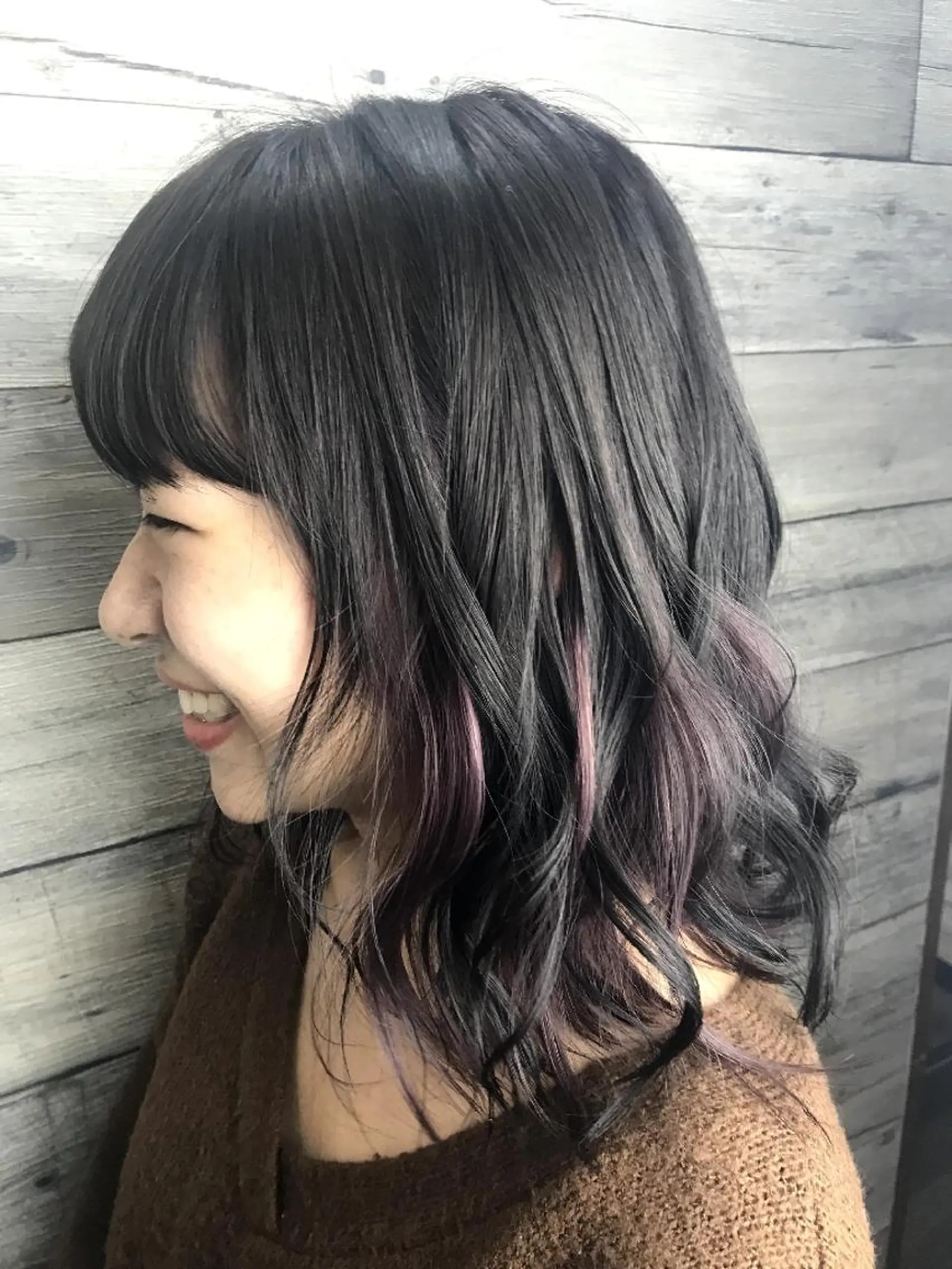 セミロング カラー ヘアアレンジ 髪質改善/縮毛/新宿 🫧SUZUKA🫧のヘアスタイル