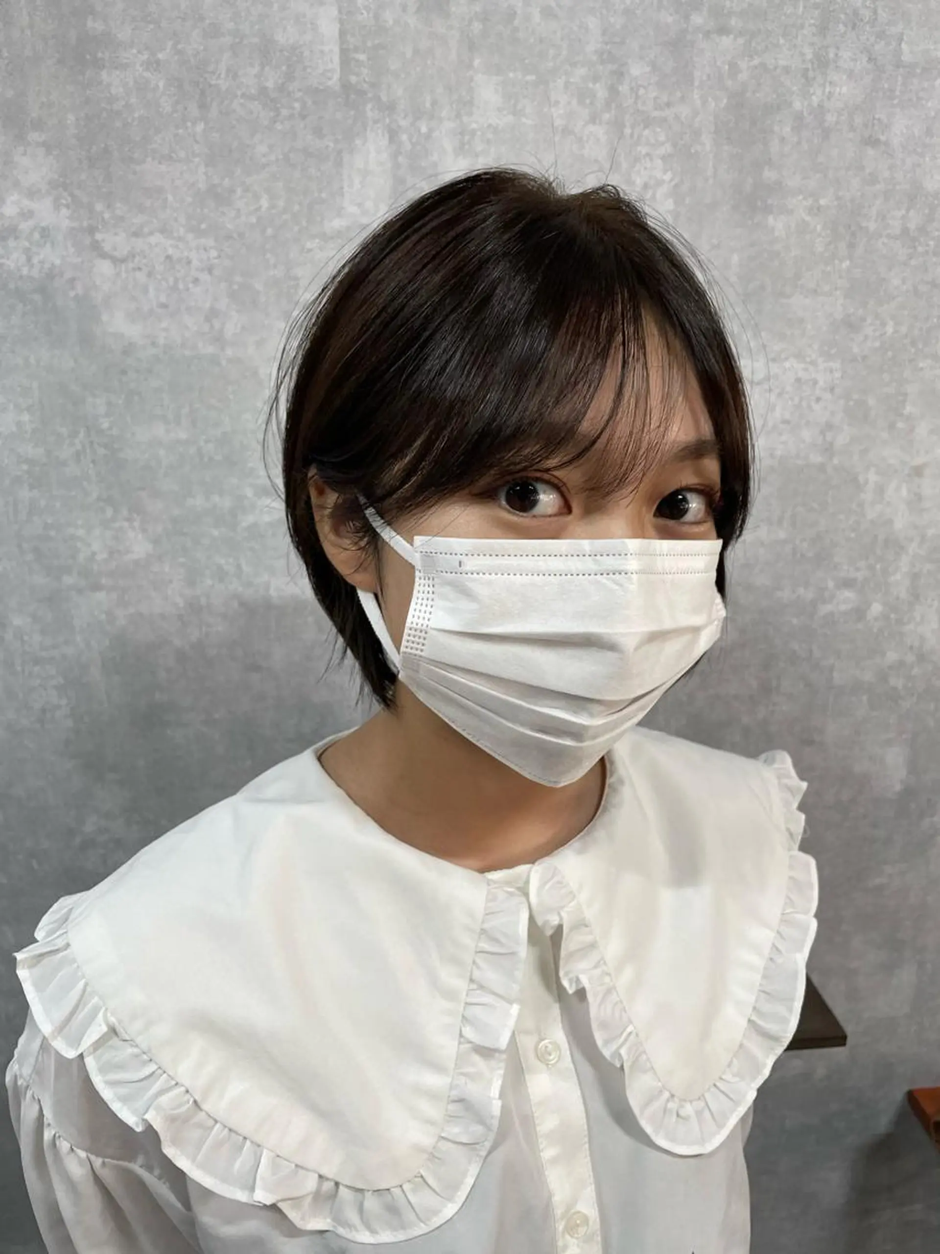 ショート 切りっぱなしボブ ショートボブ ハンサムショート 丸みショート アッシュ カット ヘアカラー トリートメント C’LD hair  produce /シールドヘア所属・モテ髪/ボブ/ショー ト/アダチフウトのヘアスタイル