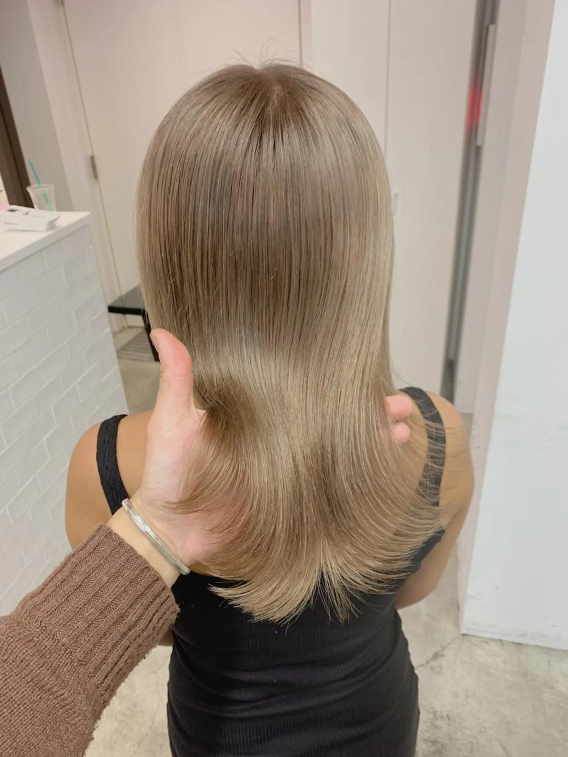 ミディアム 韓国風/髪質改善 赤み消し✨junkiのヘアスタイル