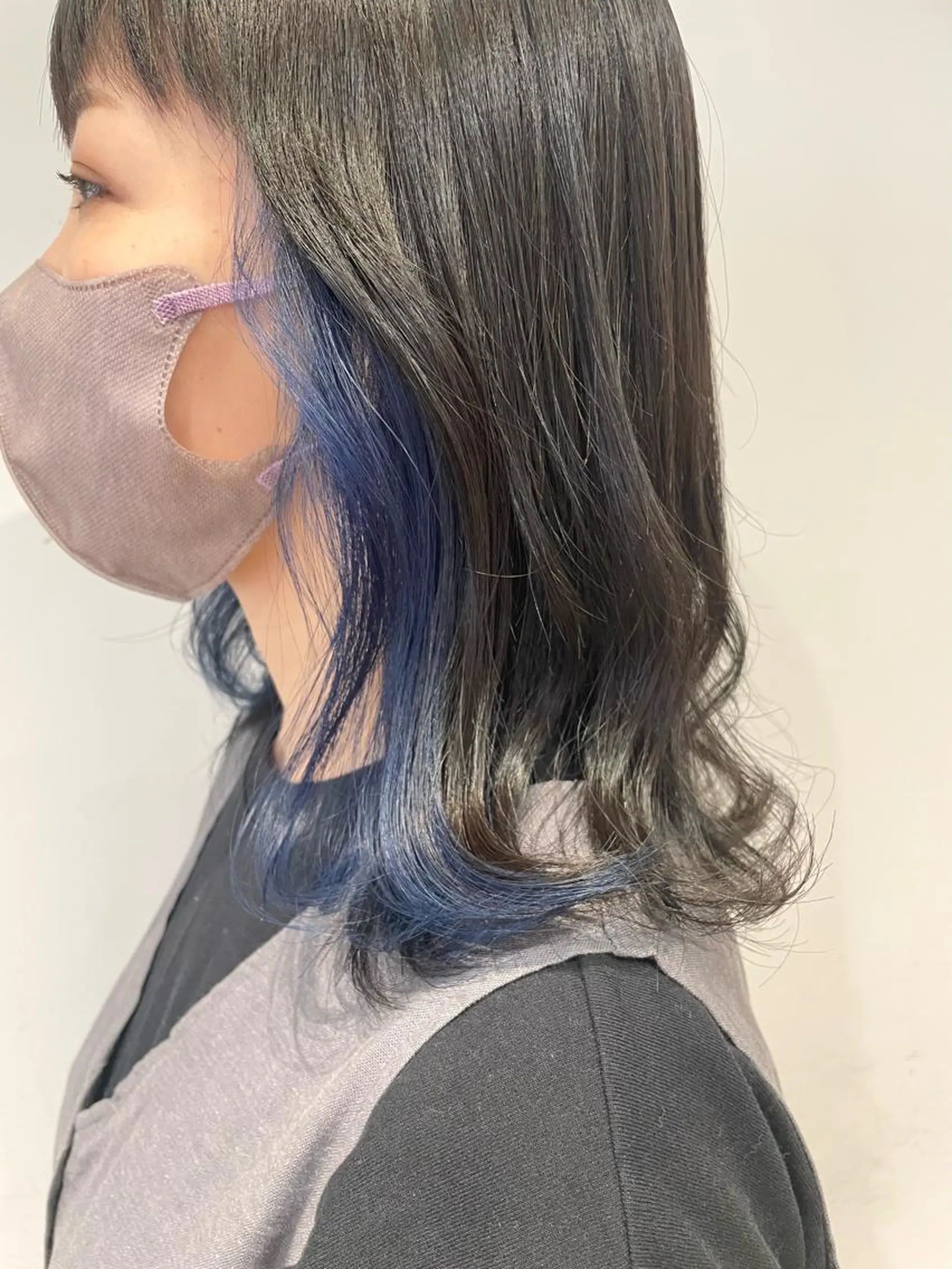 セミロング カラー 🌈🌸あおき みちる🌟💗のヘアスタイル