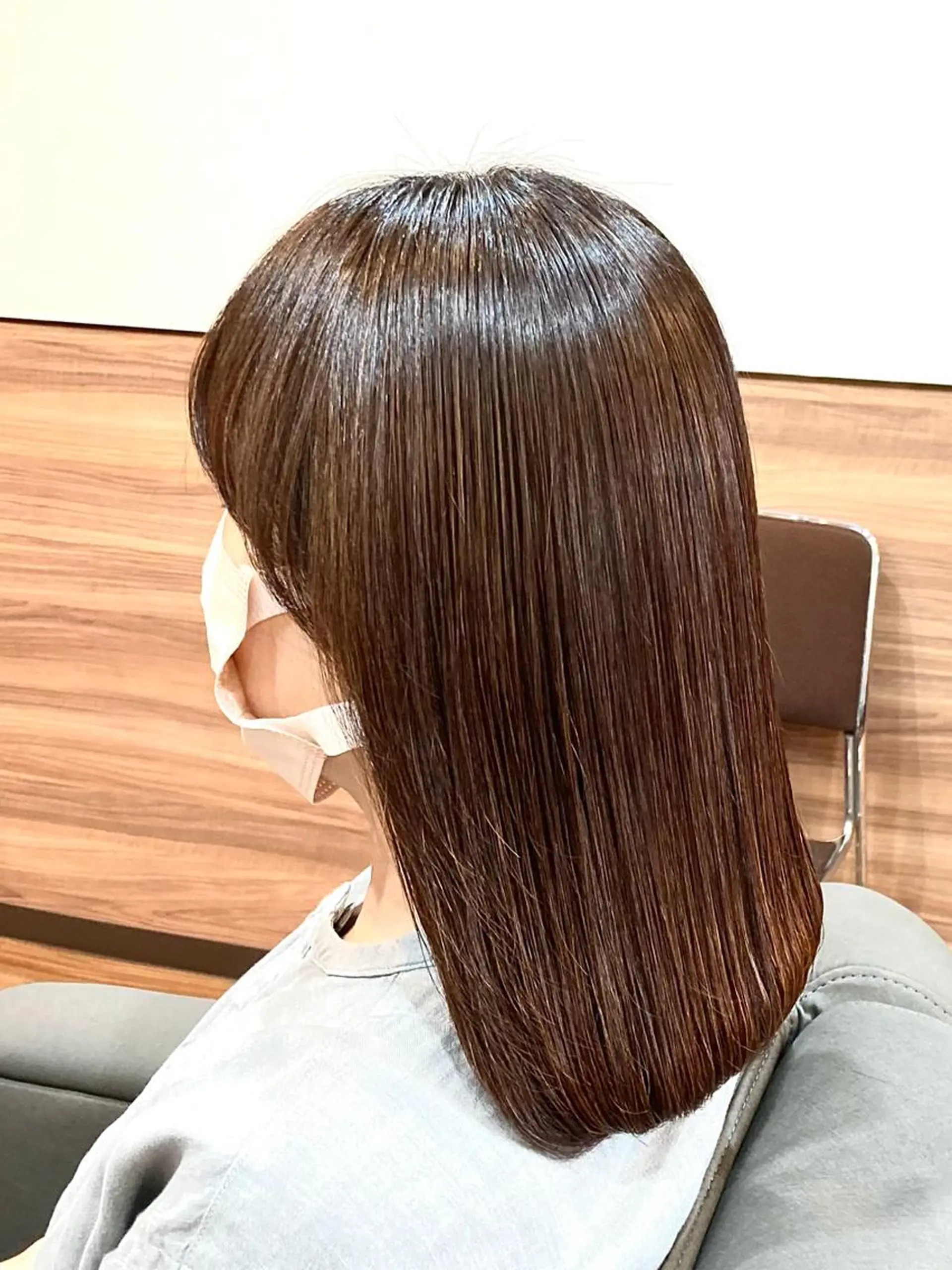 ミディアム カラー Annon プライベートサロンのヘアスタイル