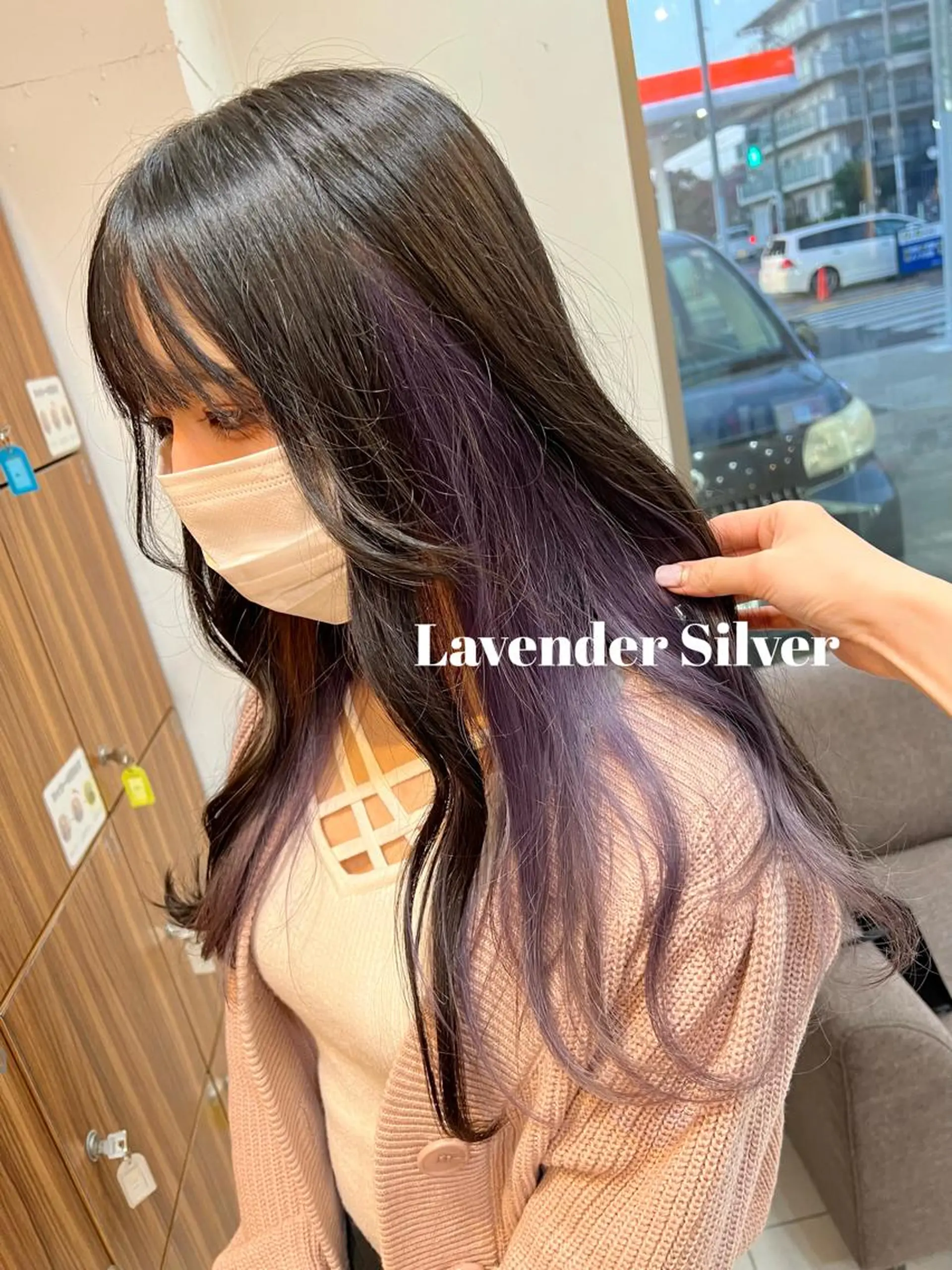 ロング カラー 白髪ぼかし￤中央林間 ￤柳川拓哉のヘアスタイル