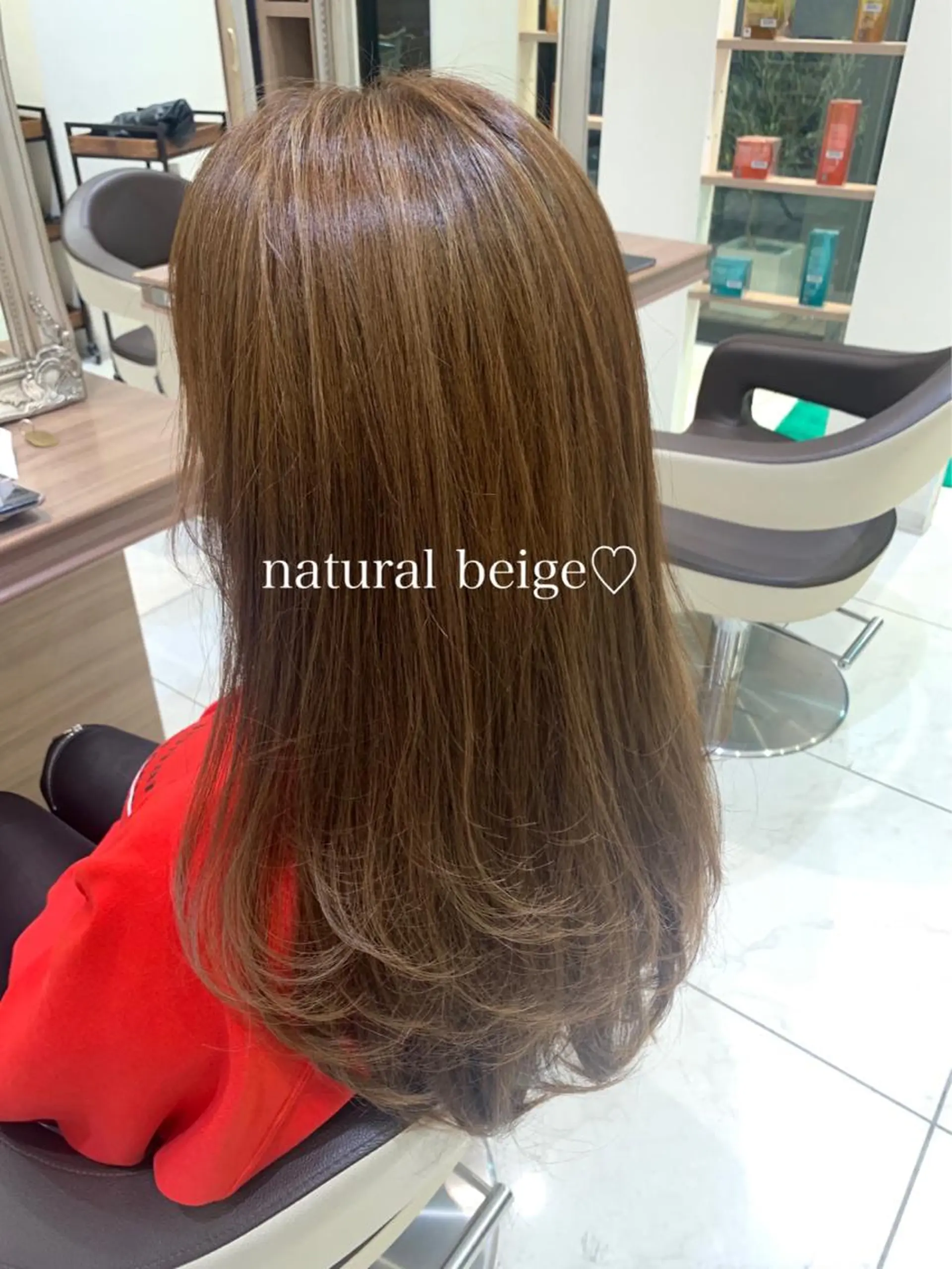 ロング カラー Dears 香芝店所属・関 優希のヘアスタイル