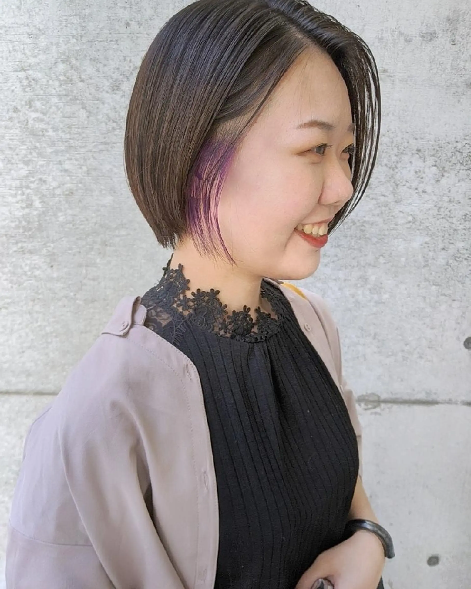 ショート カラー ヘアアレンジ 南堀江 möwen ( メーヴェ )所属・mowen RUIのヘアスタイル