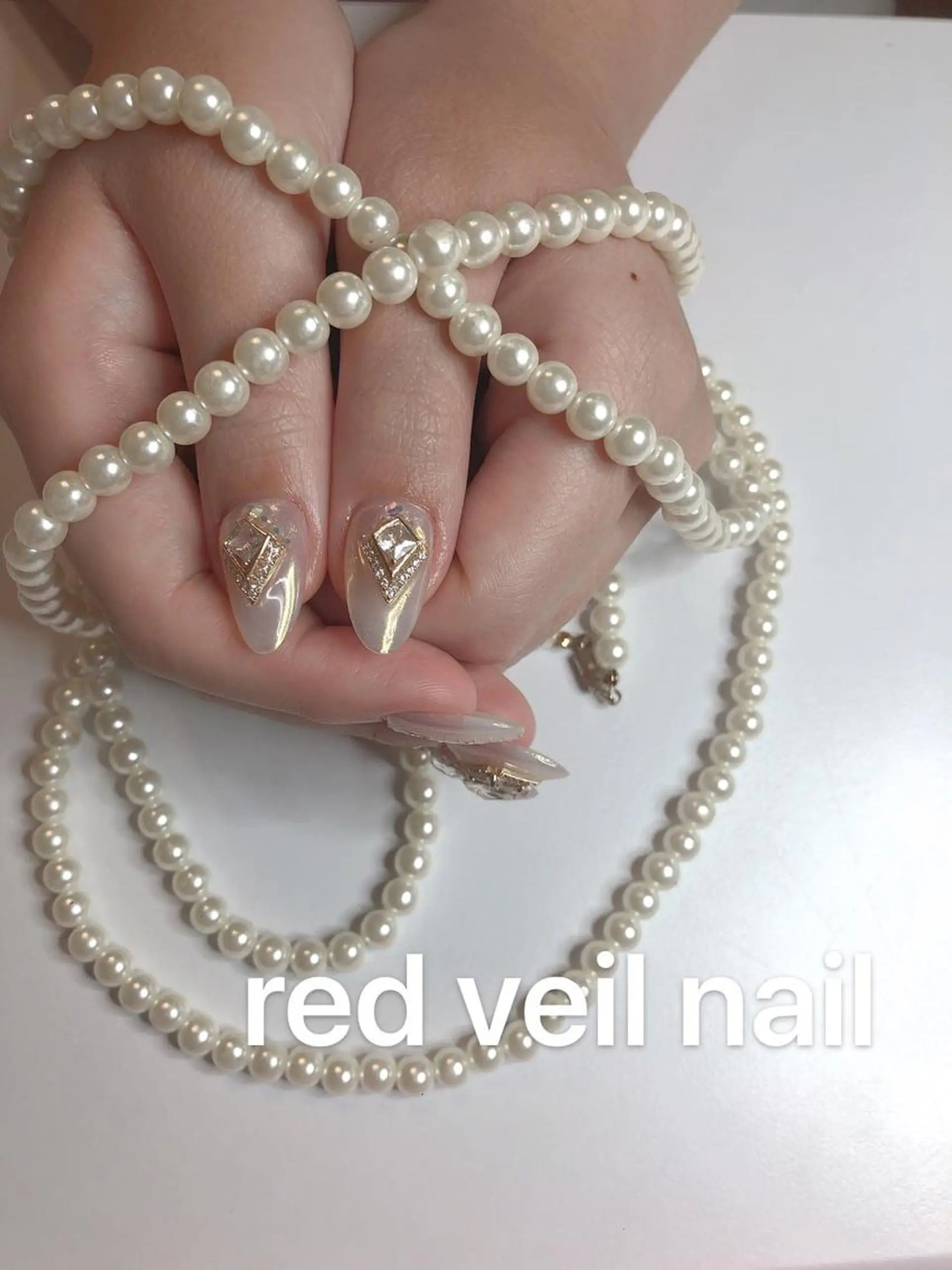 セミロング ネイル ハンドネイル 長さ出し専門 nynaのネイルデザイン