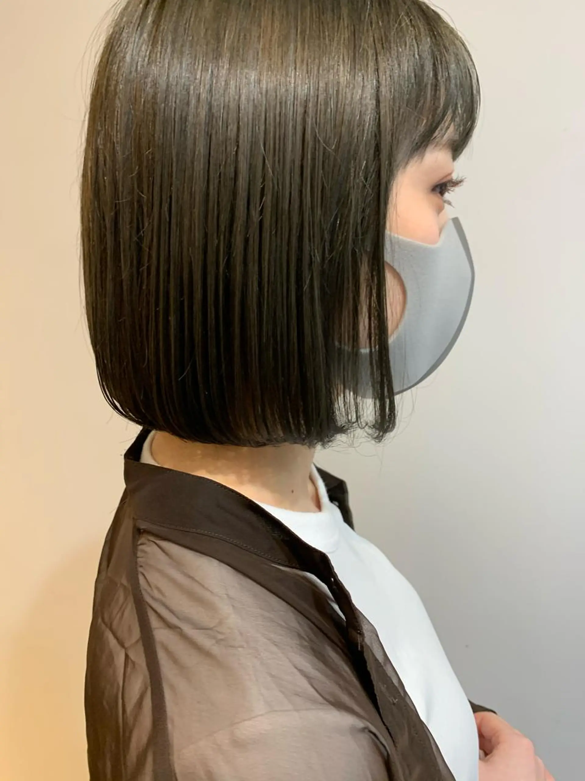 ショート カット ヘアカラー 縮毛矯正 トリートメント misch by urban所属・名駅🦢大人艶カラー 🪽カミヤアカネのヘアスタイル