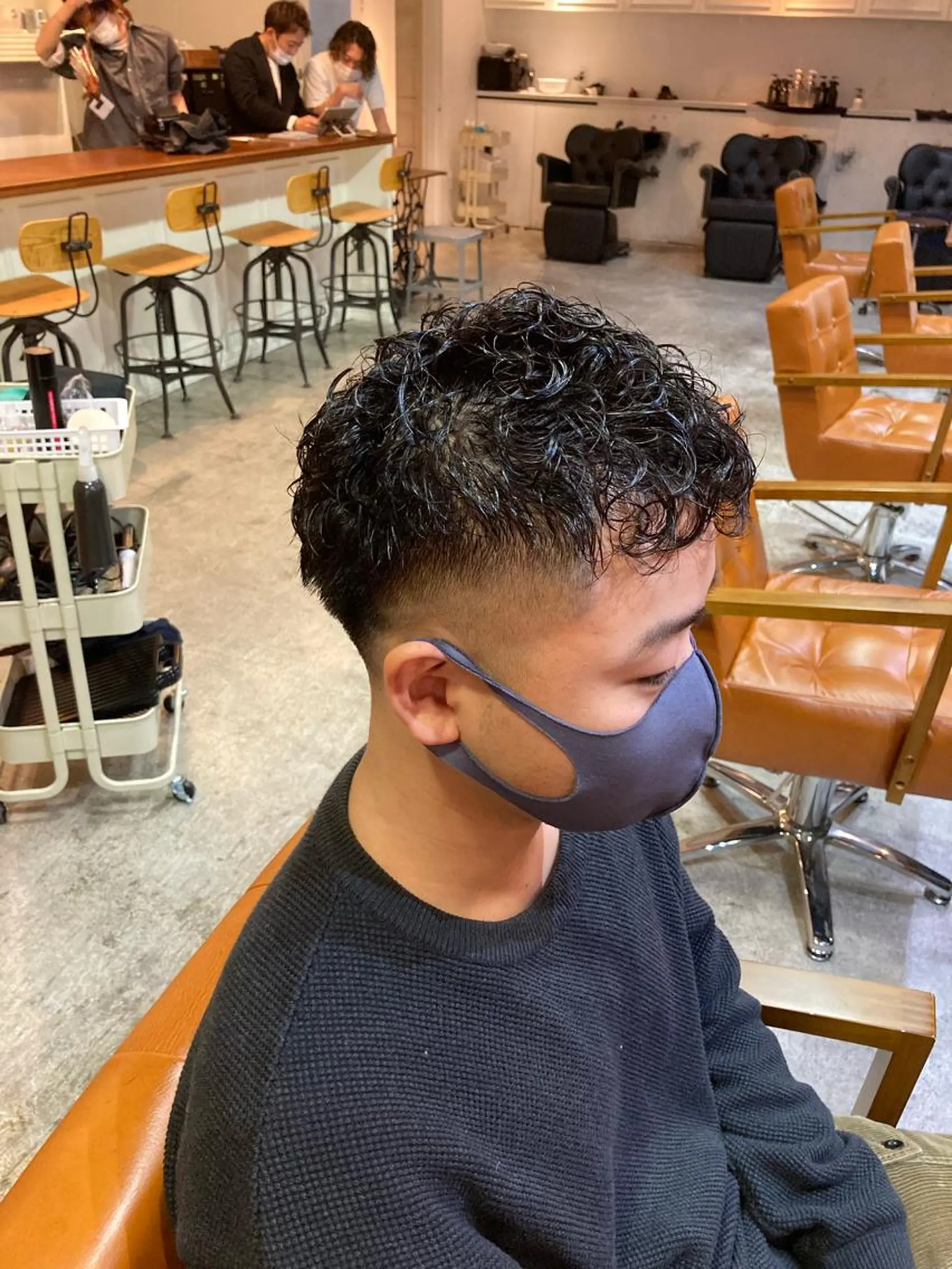 メンズ カット パーマ メンズ特化 TAKUYAのヘアスタイル