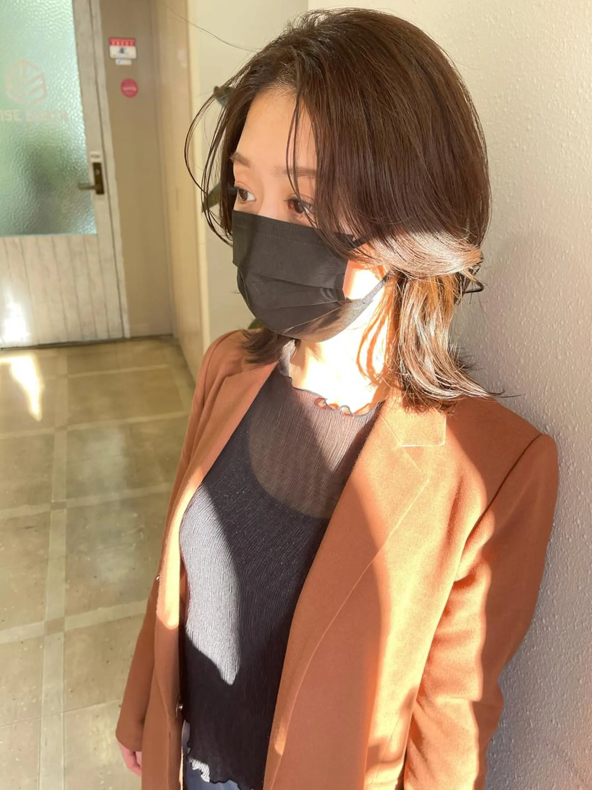 ミディアム ボブ カット ヘアカラー 韓国 / 中国ヘア 🦋Noniのヘアスタイル