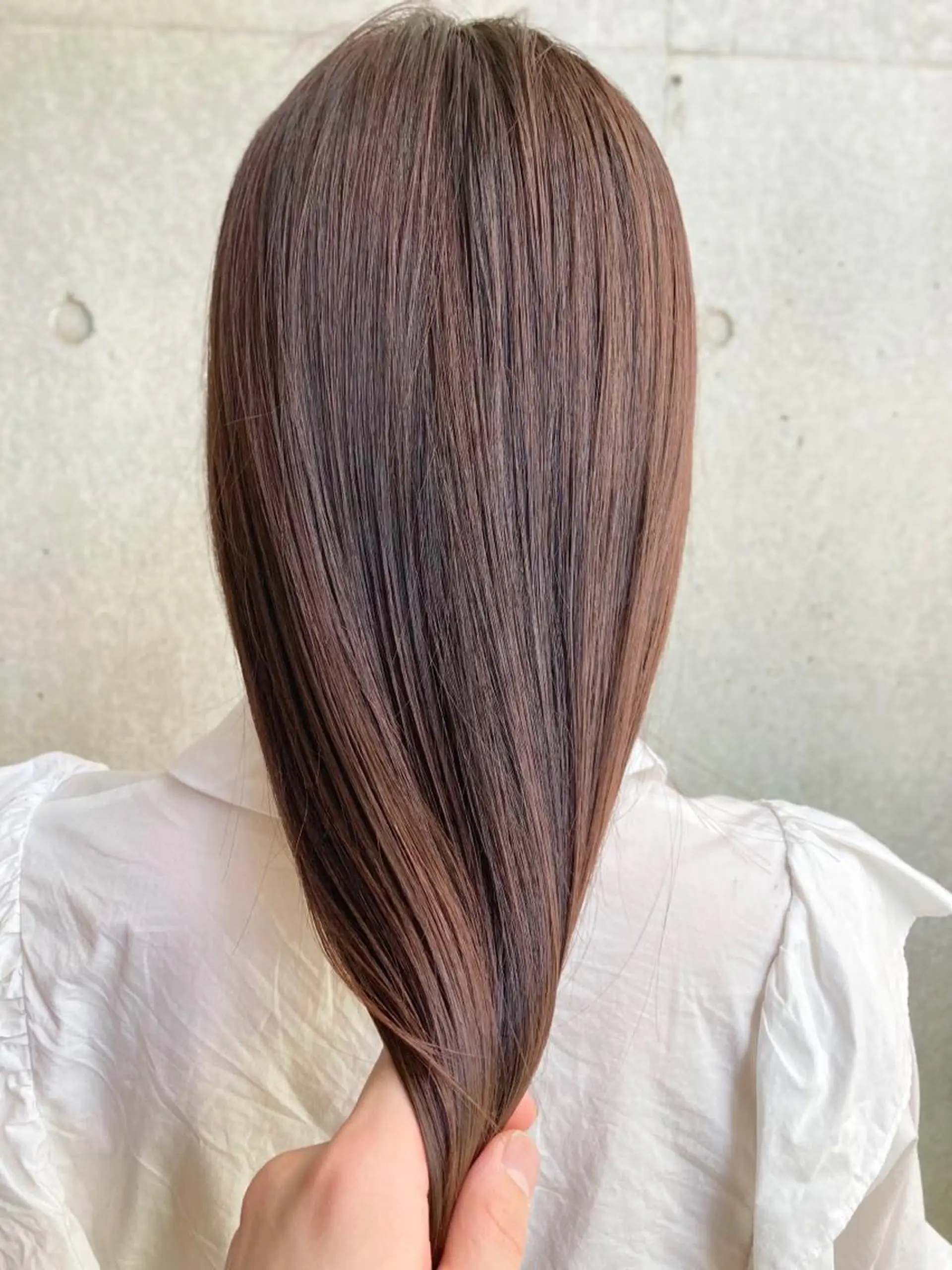 セミロング カラー ボブ& 髪質改善FUMIYAのヘアスタイル