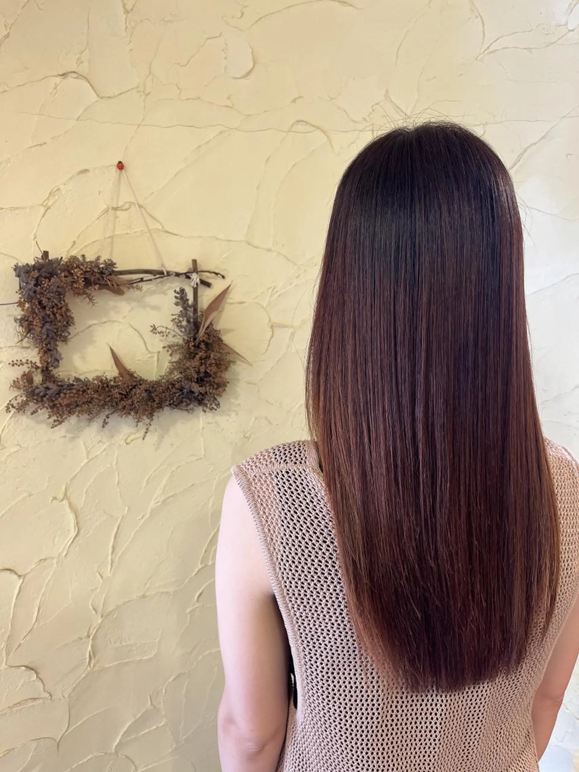 ロング 髪質改善 トリートメント カット トリートメント ヘアセット 柘植 雅大のヘアスタイル