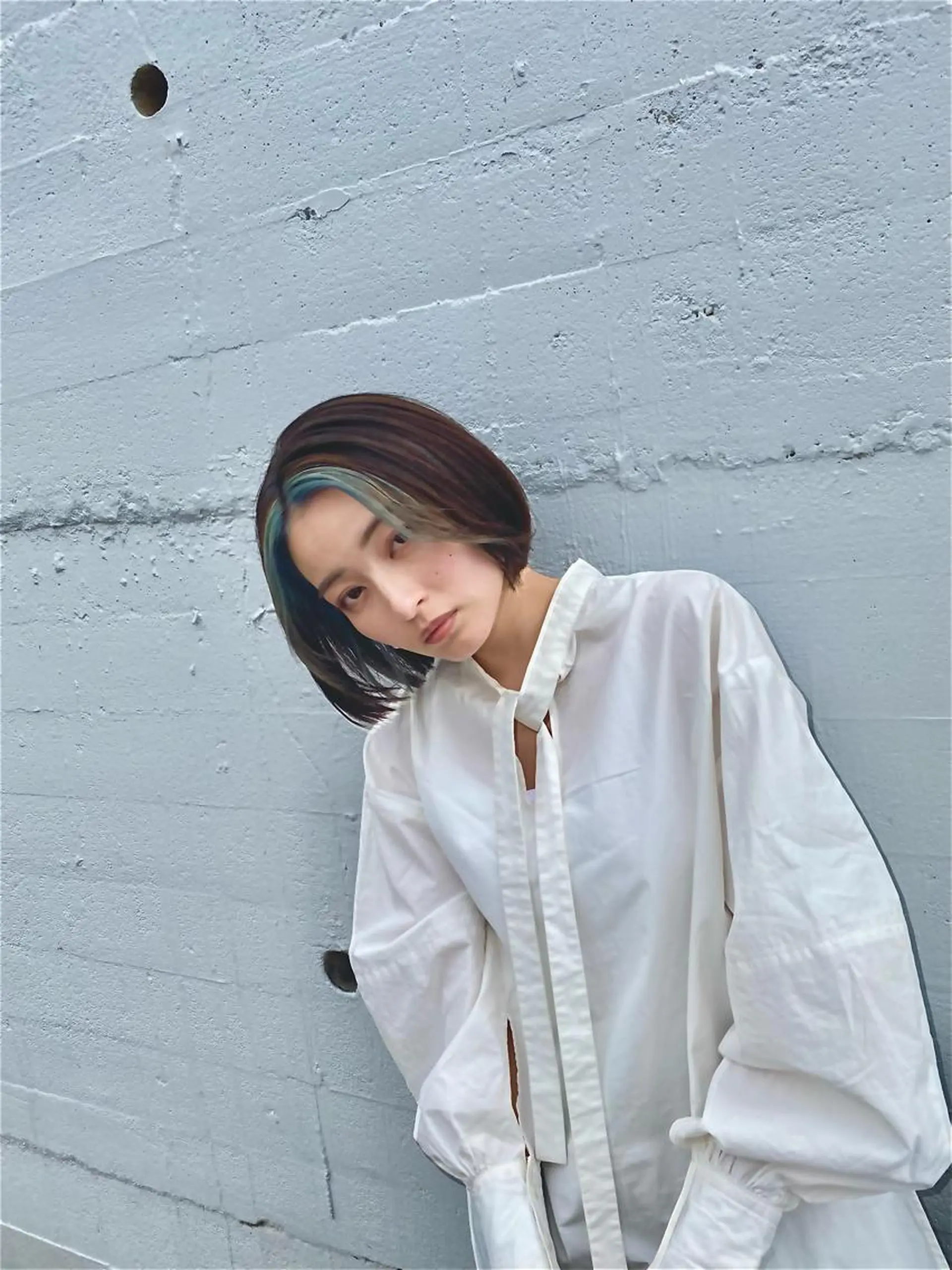 セミロング カラー ヘアカラー トリートメント opus 店長大和 レイヤー/赤み消しのヘアスタイル