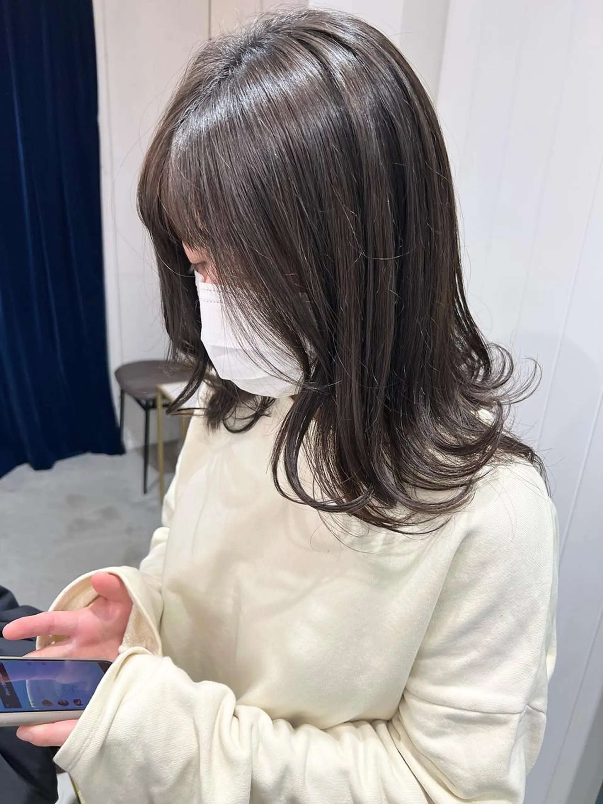 ミディアム 上原 みちるのヘアスタイル