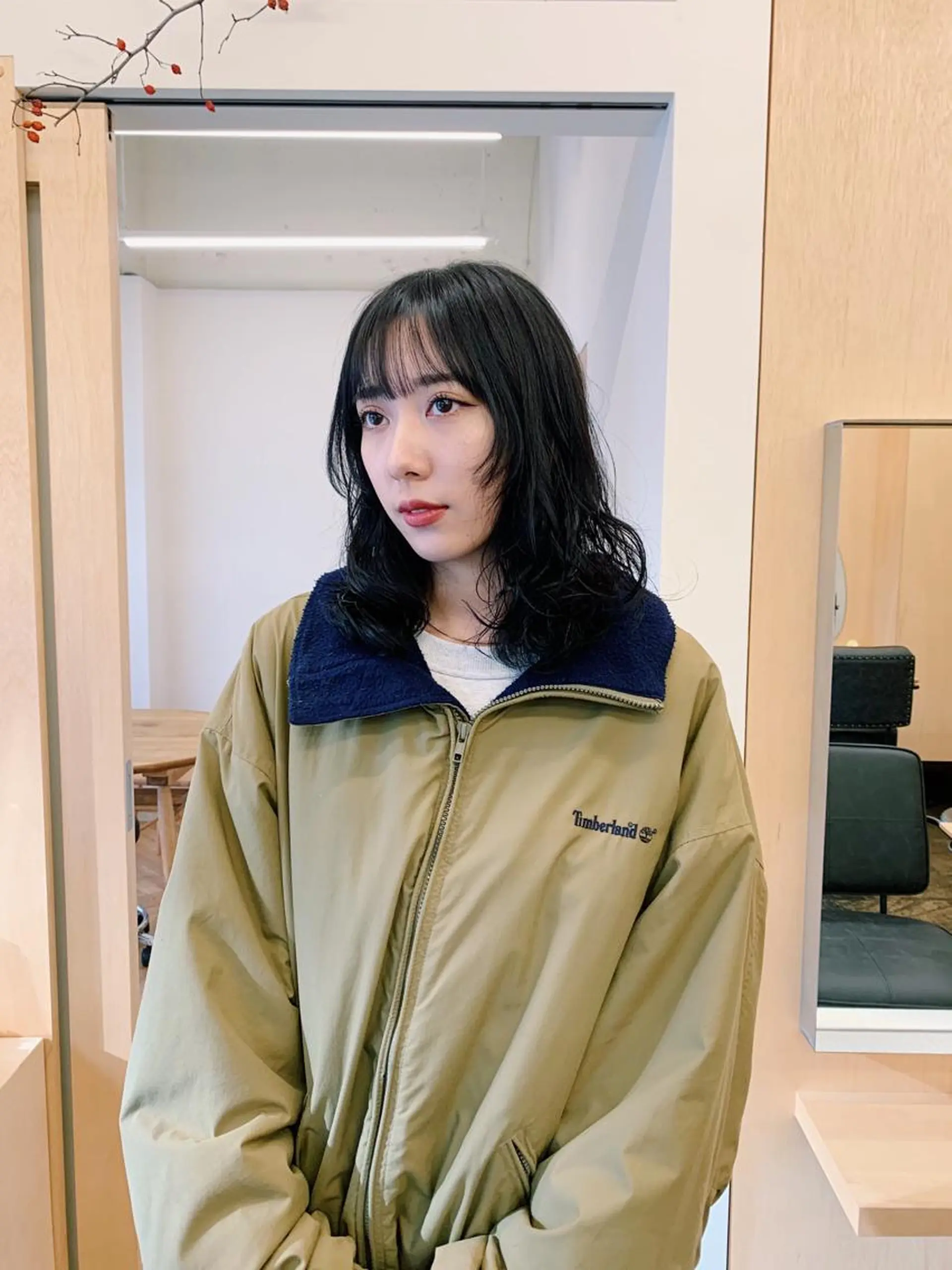 ミディアム パーマ ミディアムパーマ カット ヘアカラー yupi🐈‍⬛ レイヤー/パーマのヘアスタイル