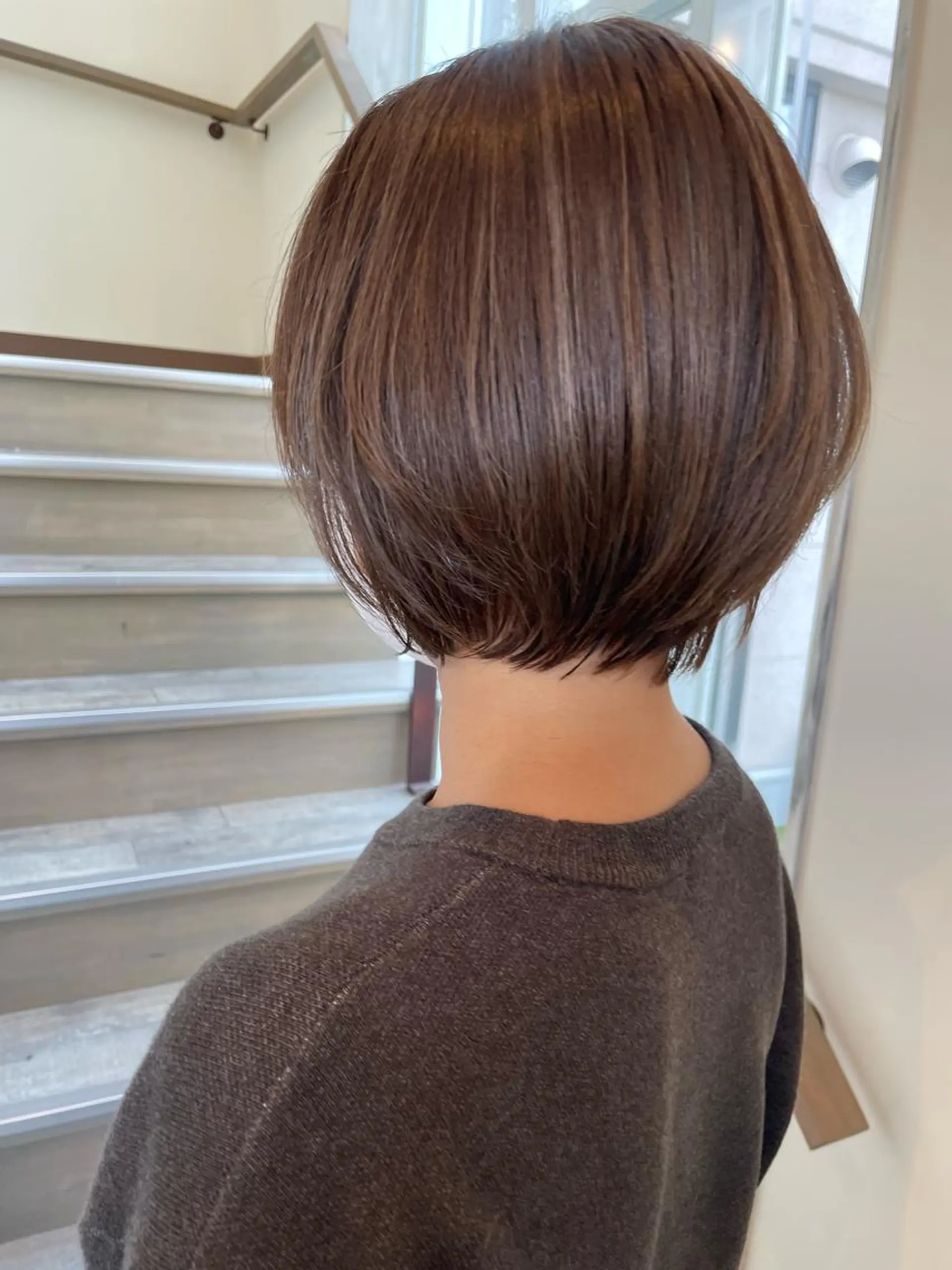 ショート ハイライト こいけ ほのかのヘアスタイル