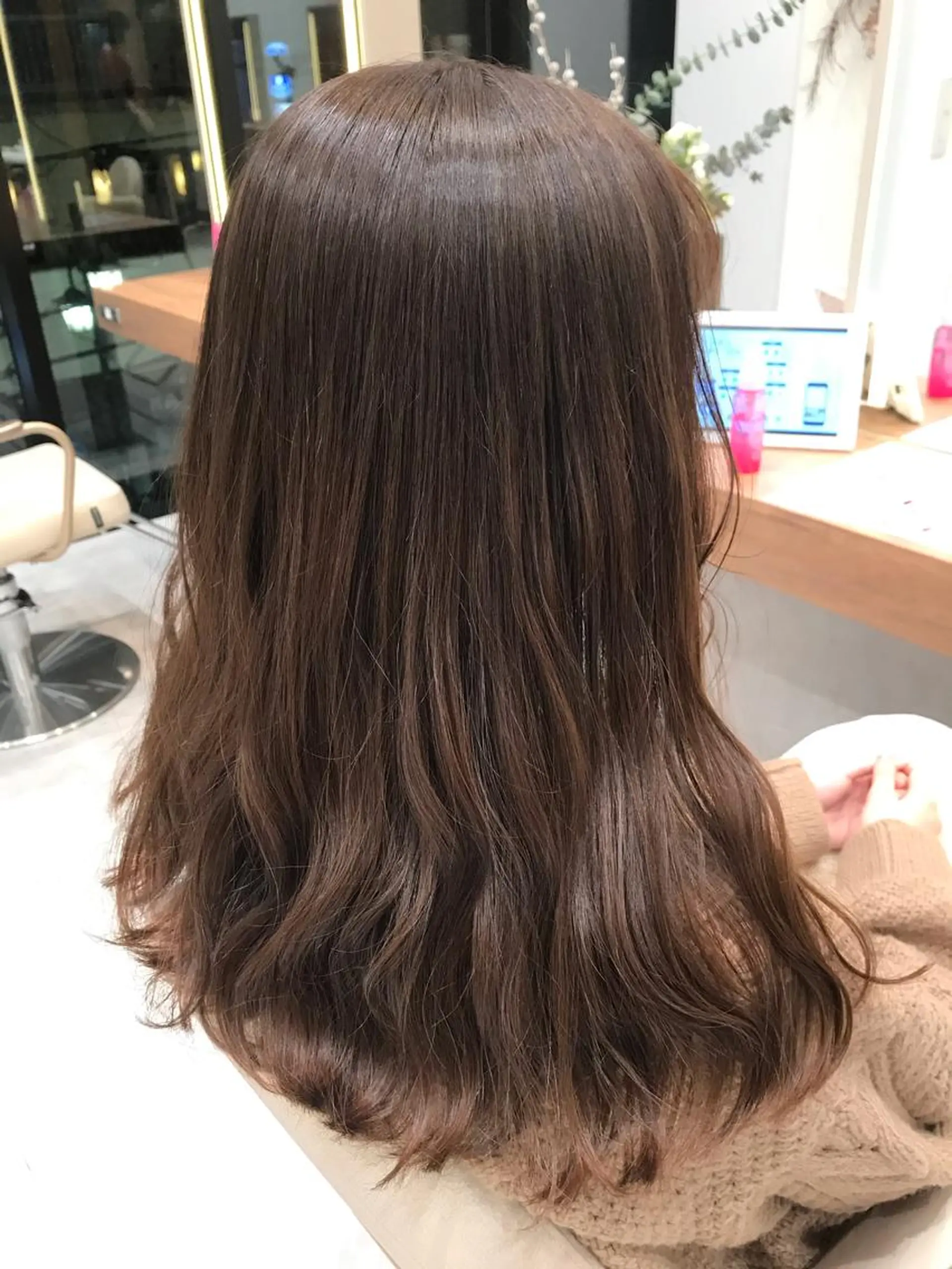 ロング カラー ハイライトカラー ハイライト 木野田 萌のヘアスタイル