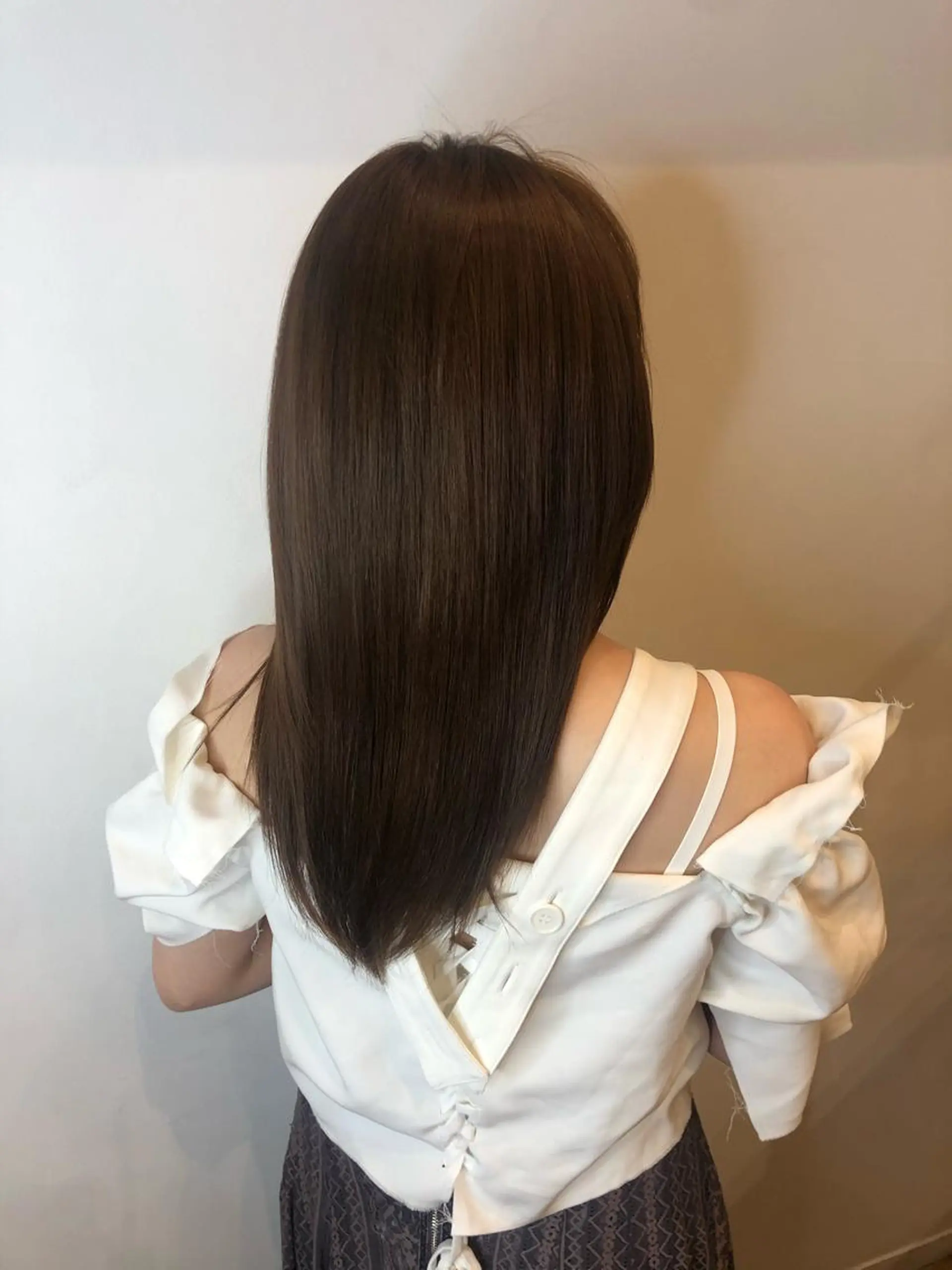 セミロング カラー カット ヘアカラー トリートメント VIVIE【ヴィヴィ】所属・髪質改善/韓国風 レイヤー/田村祐樹のヘアスタイル