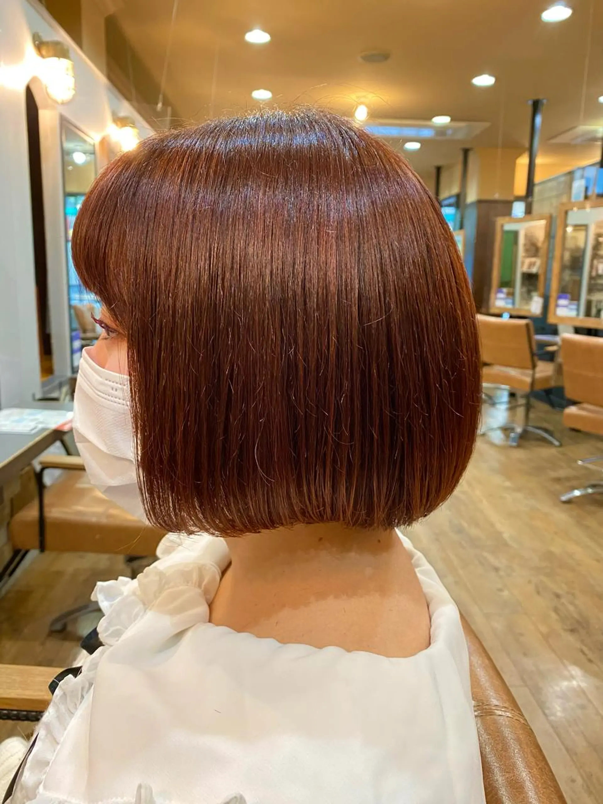 ショート カラー ベージュカラー ブリーチ ブリーチなしカラー ピンクカラー ピンクベージュ カット ヘアカラー トリートメント 特殊カラー特化 ✂️SHIAN フジのヘアスタイル