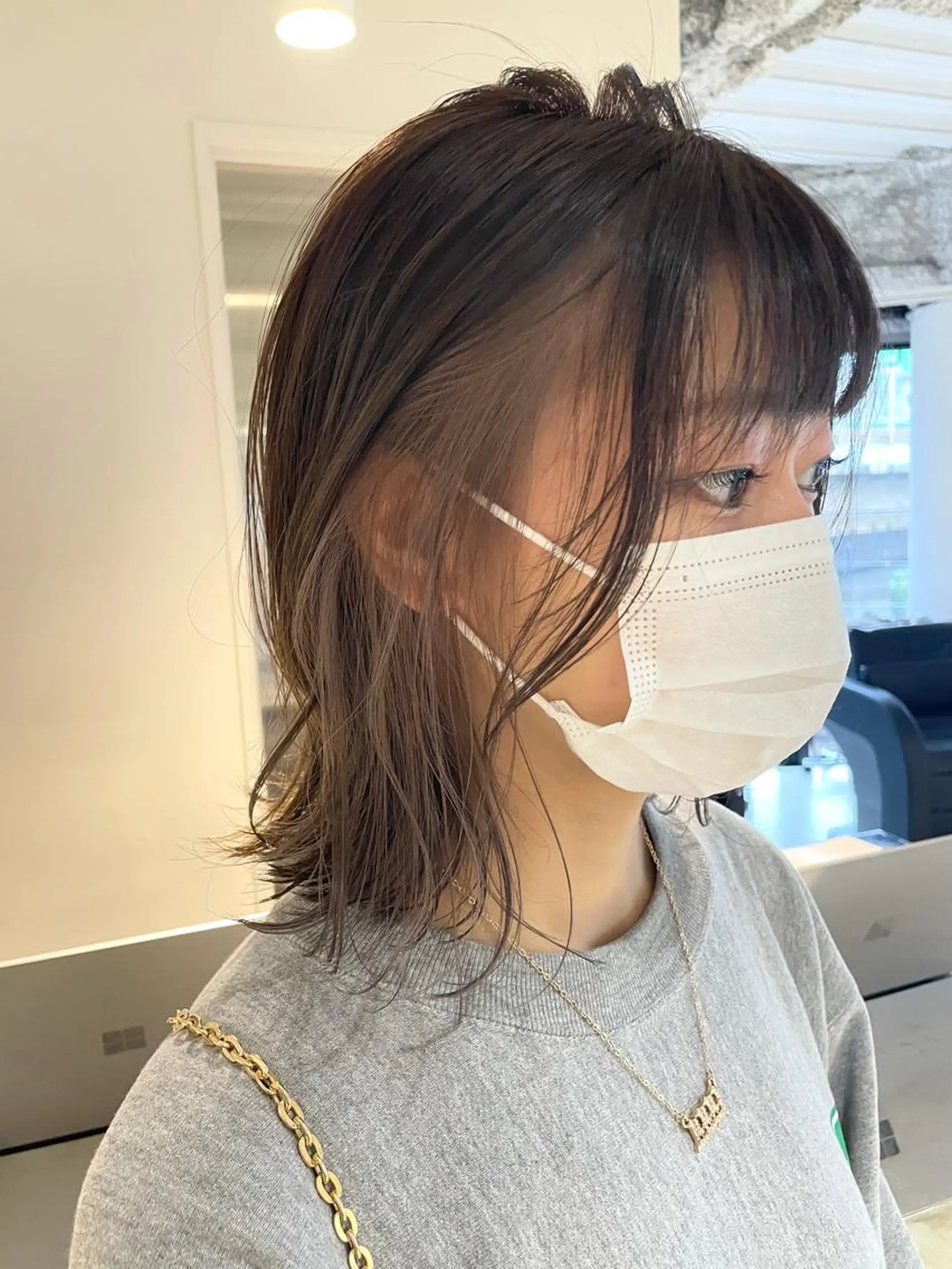 ミディアム カラー ブリーチ 沖縄/ヘアアレンジ /ナカノのヘアスタイル