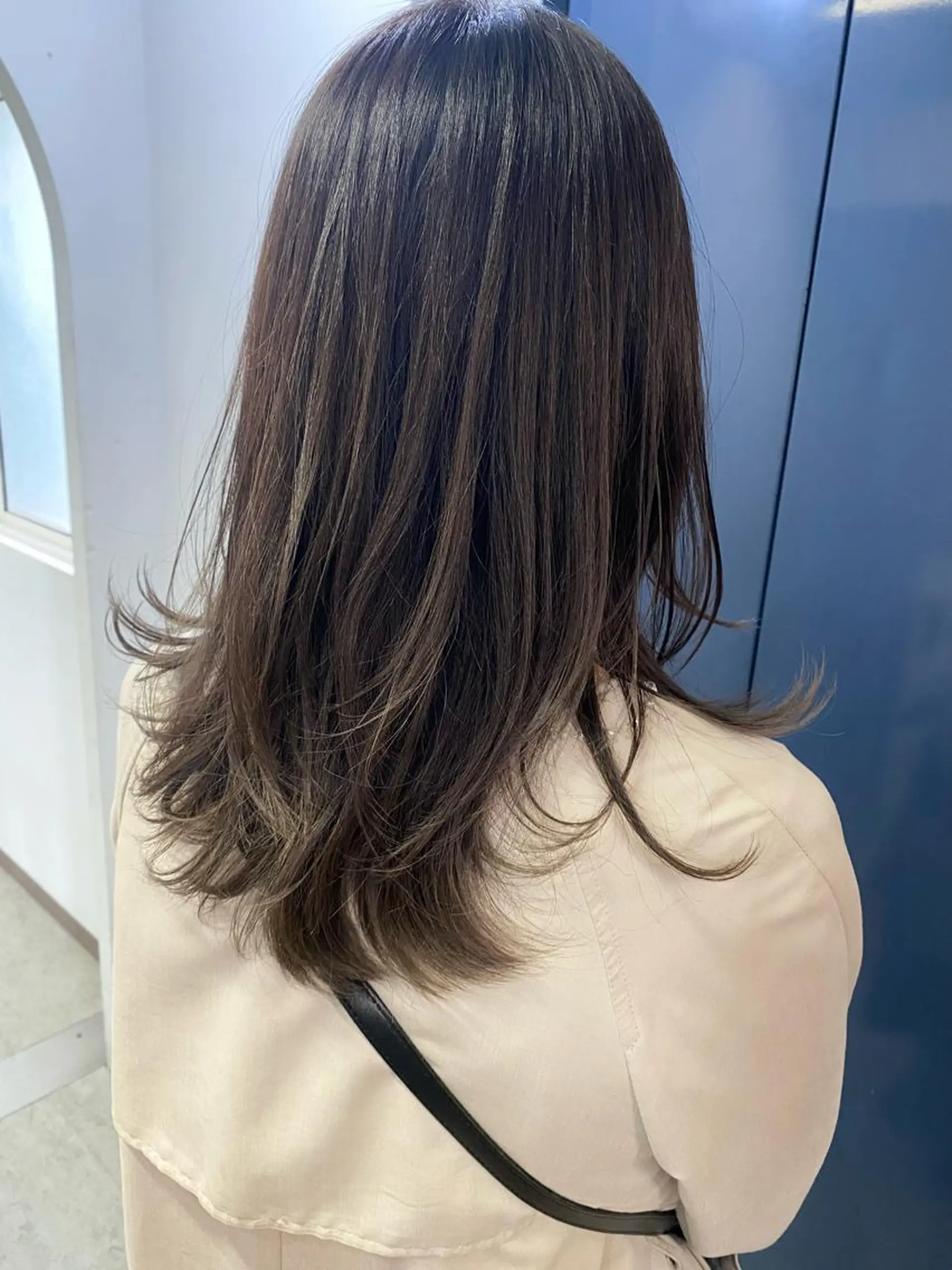 セミロング 西尾 隆介のヘアスタイル