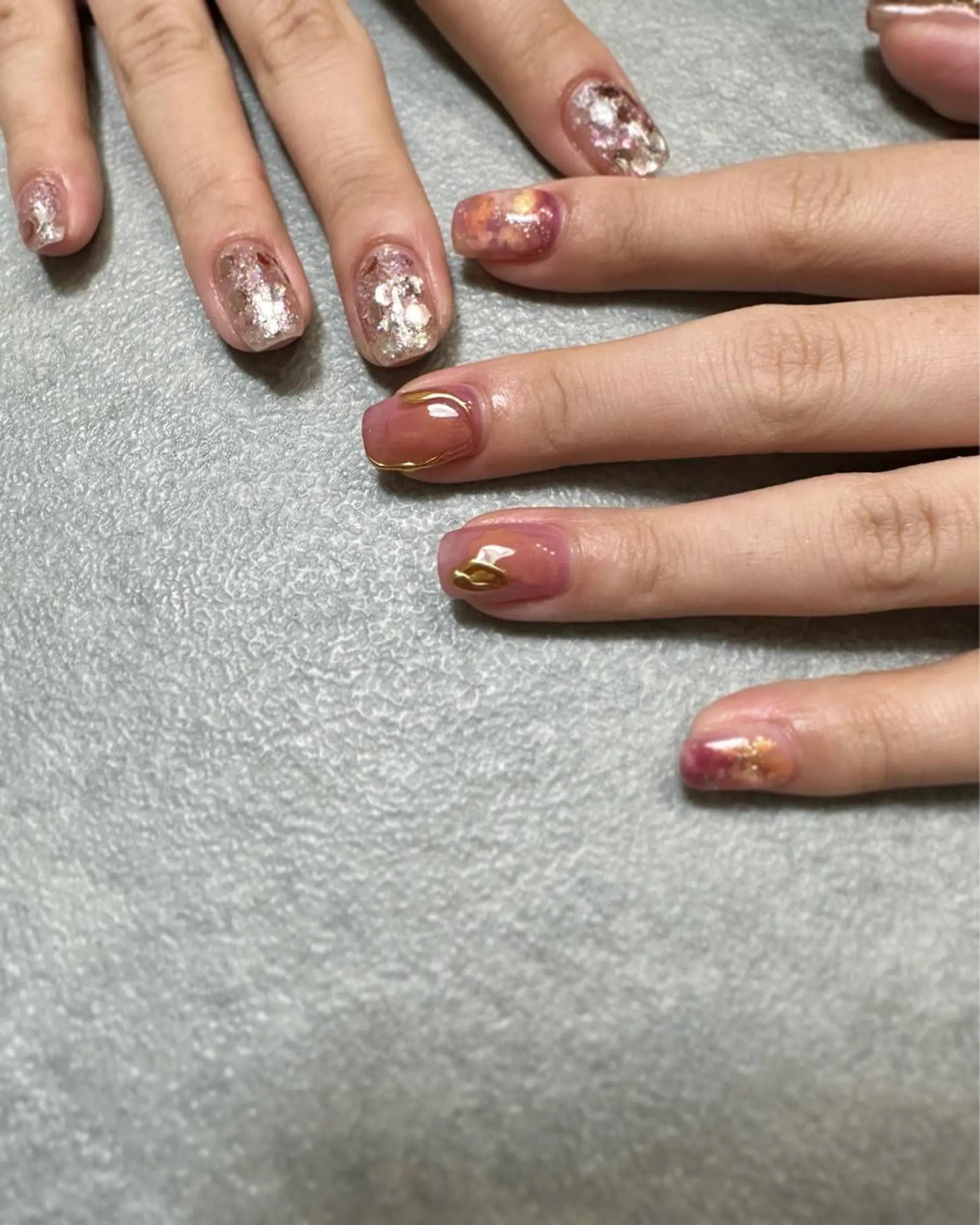 ネイル ハンドネイル フットネイル kiii.__ ✴︎*のネイルデザイン