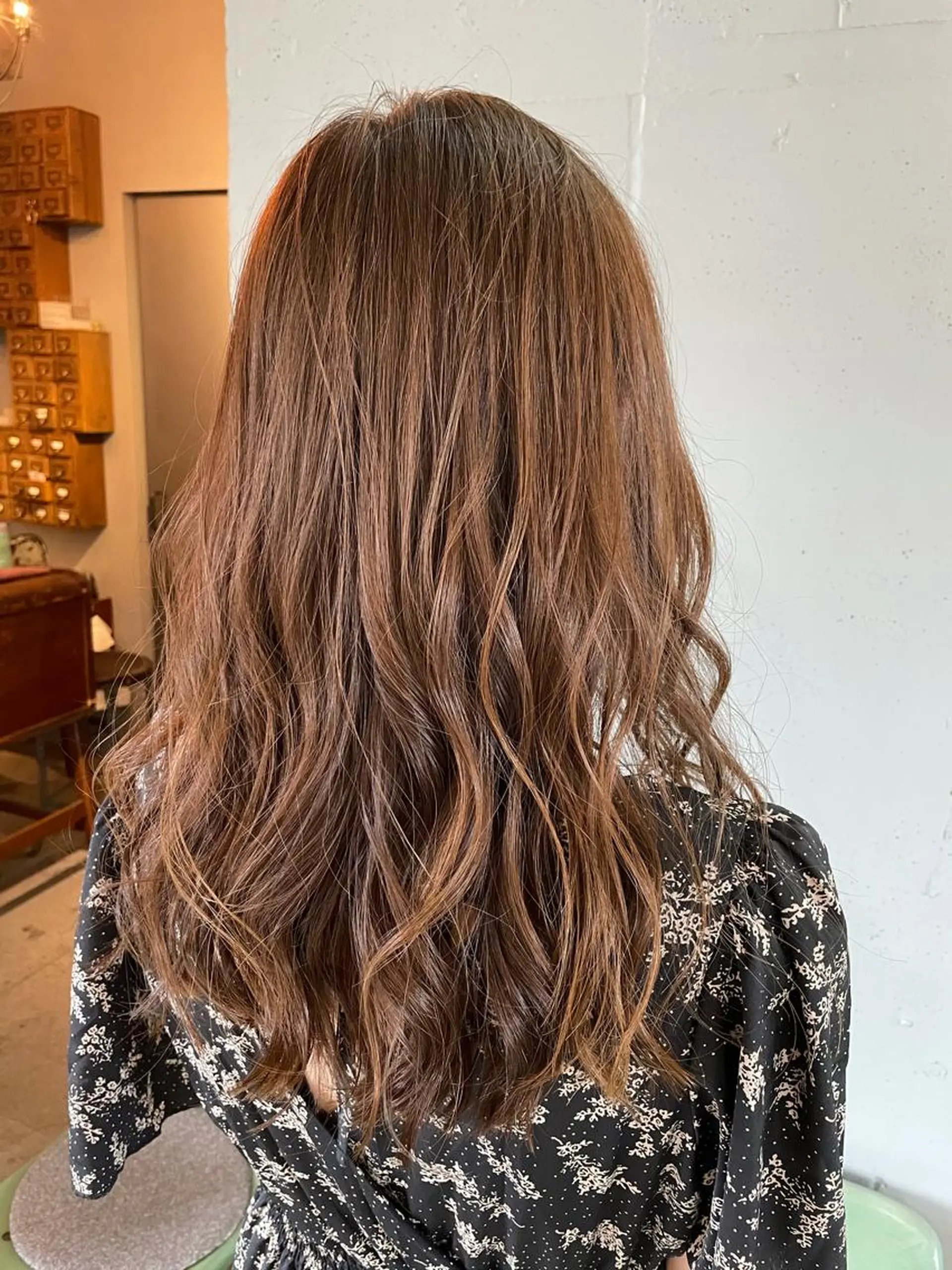 ロング カラー 透明感カラー イルミナカラー トリートメント 🍀アレンジ簡単ヘア ☘️石田万里奈🍀のヘアスタイル