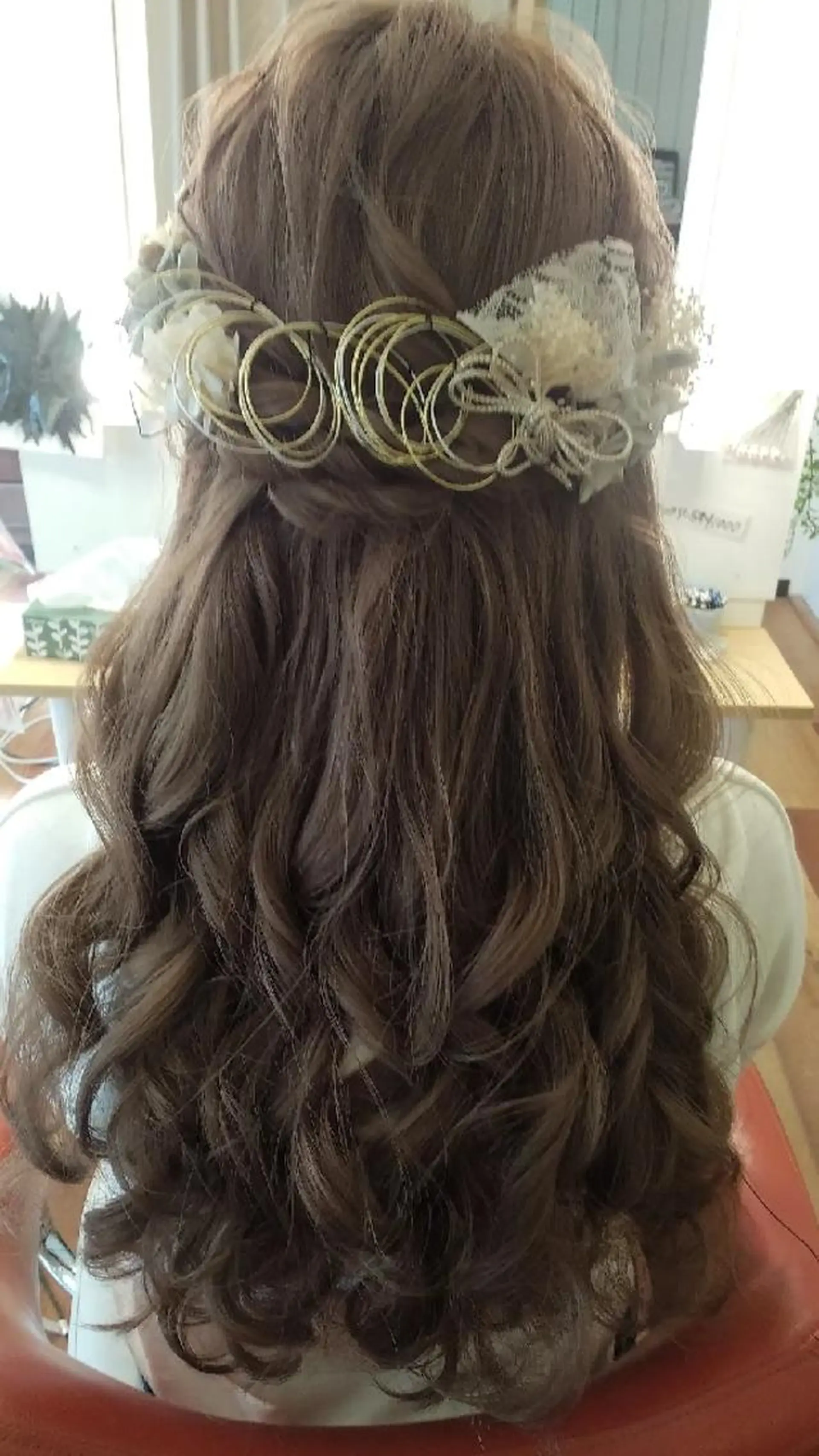 ロング ヘアアレンジ 成人式 ハーフアップ 結婚式・ブライダル 卒業式のヘアスタイル ロング Rarely  beautyのヘアスタイル