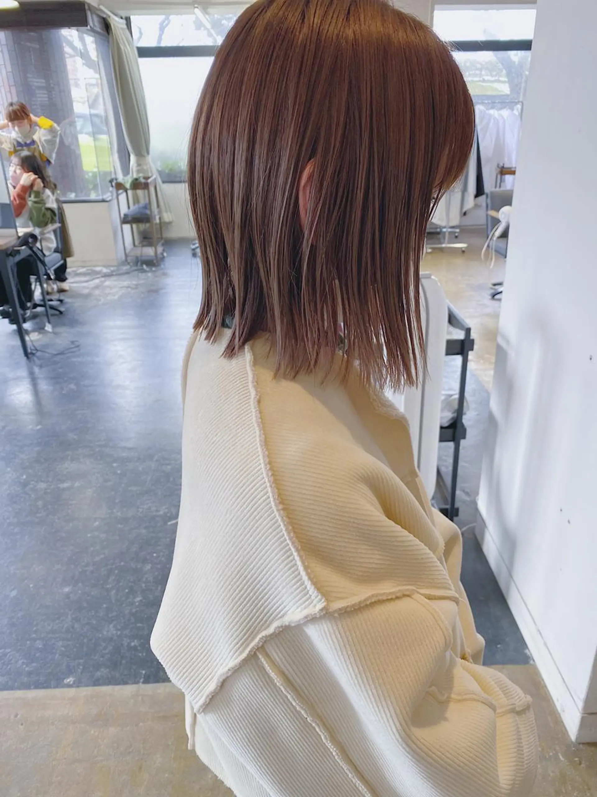 カラー 髪質改善 en:s【新潟万代】 🌈川瀬瑠那のヘアスタイル