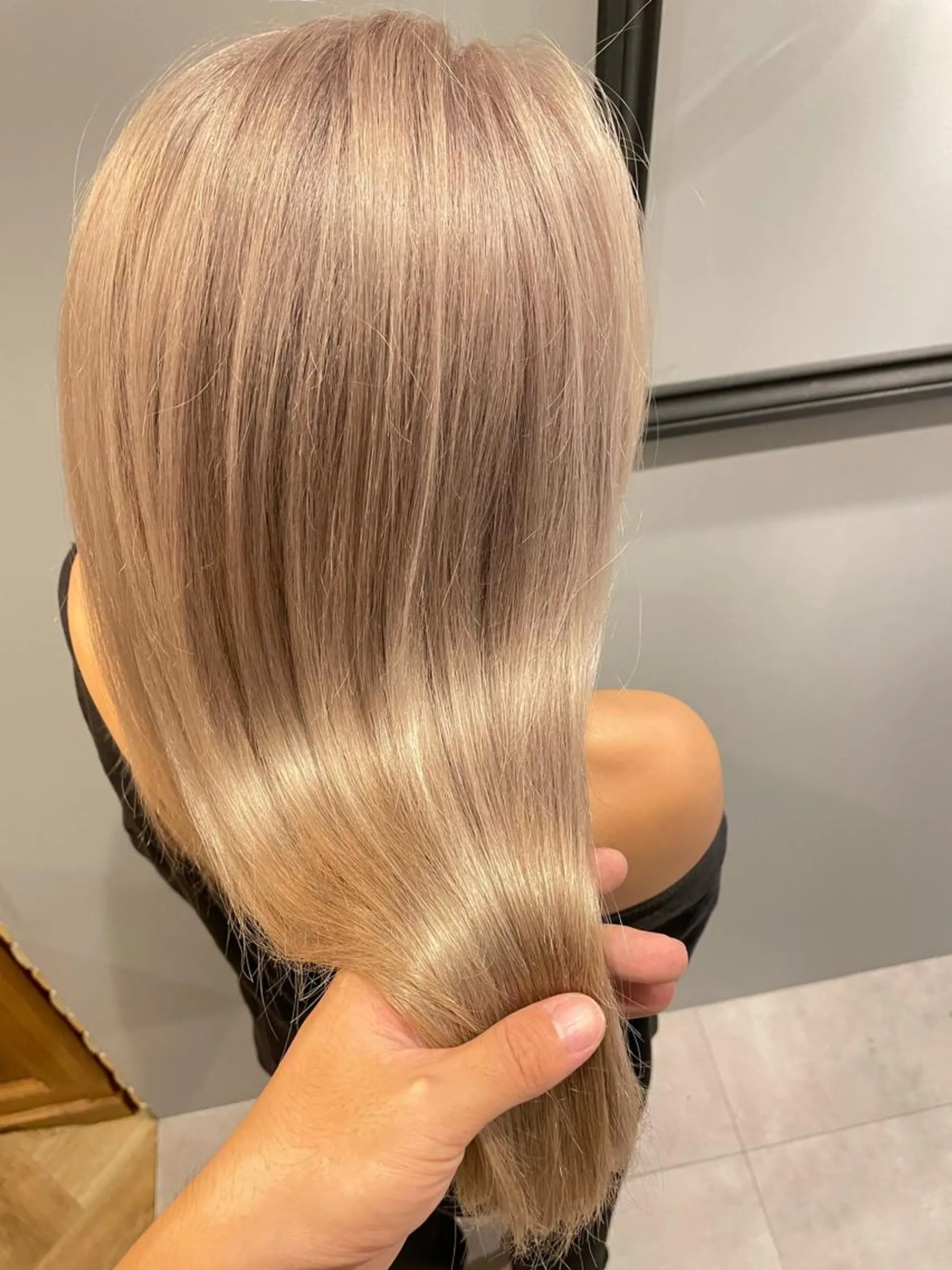 セミロング 阿見 大成のヘアスタイル