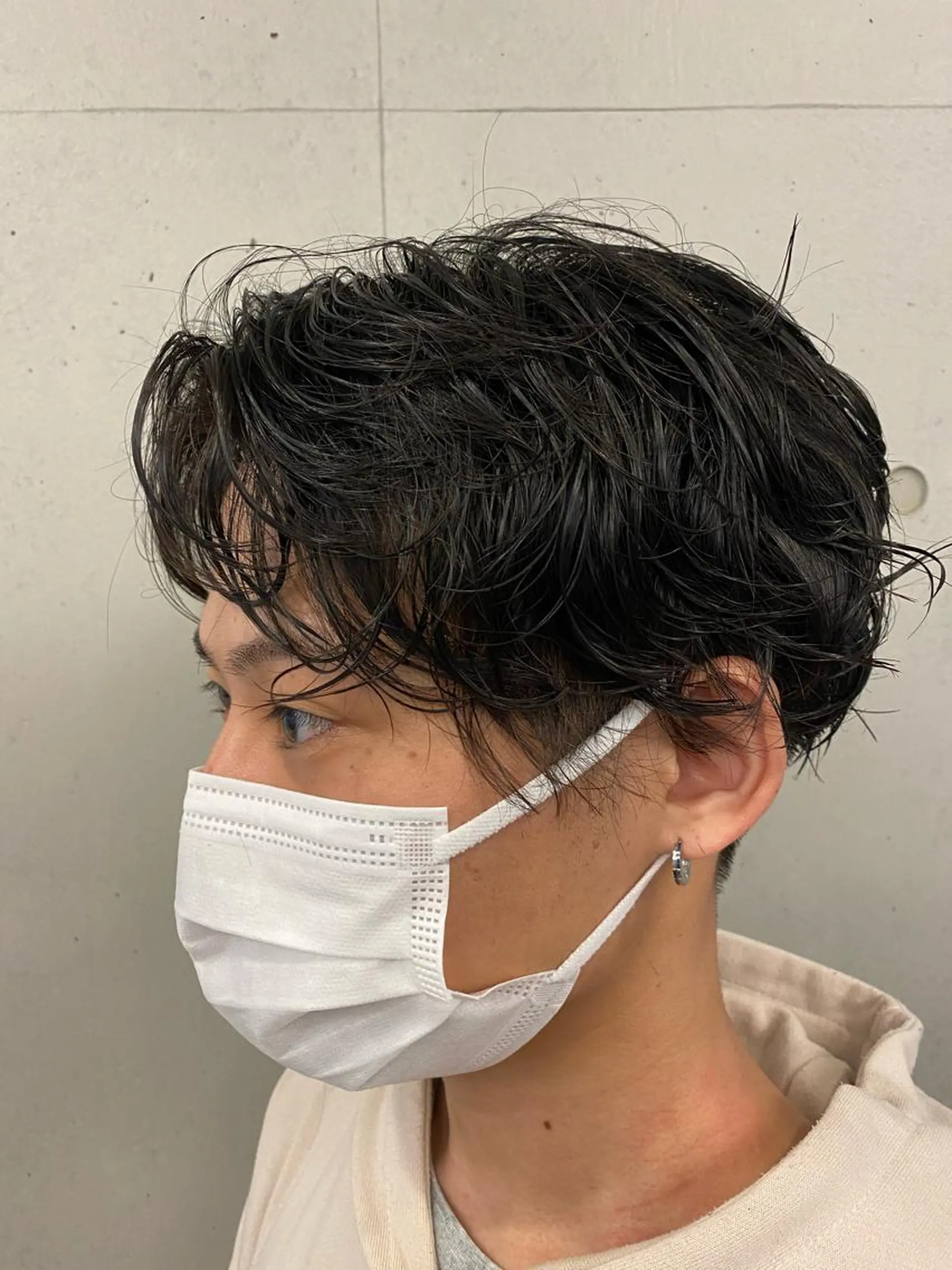 ショート メンズ センターパート メンズサロン/戸塚駅 東口3分/冨田大輝のヘアスタイル