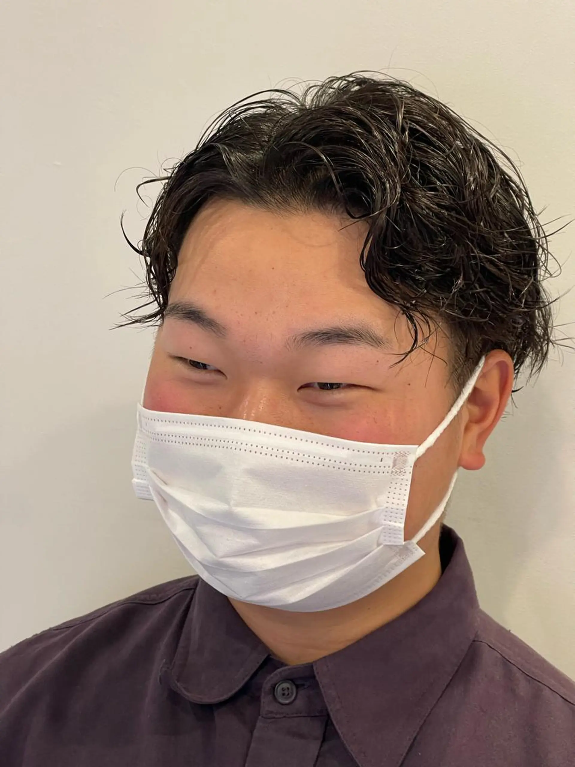 ショート パーマ メンズ ショートとレイヤーが 好きな人|三浦翔のヘアスタイル