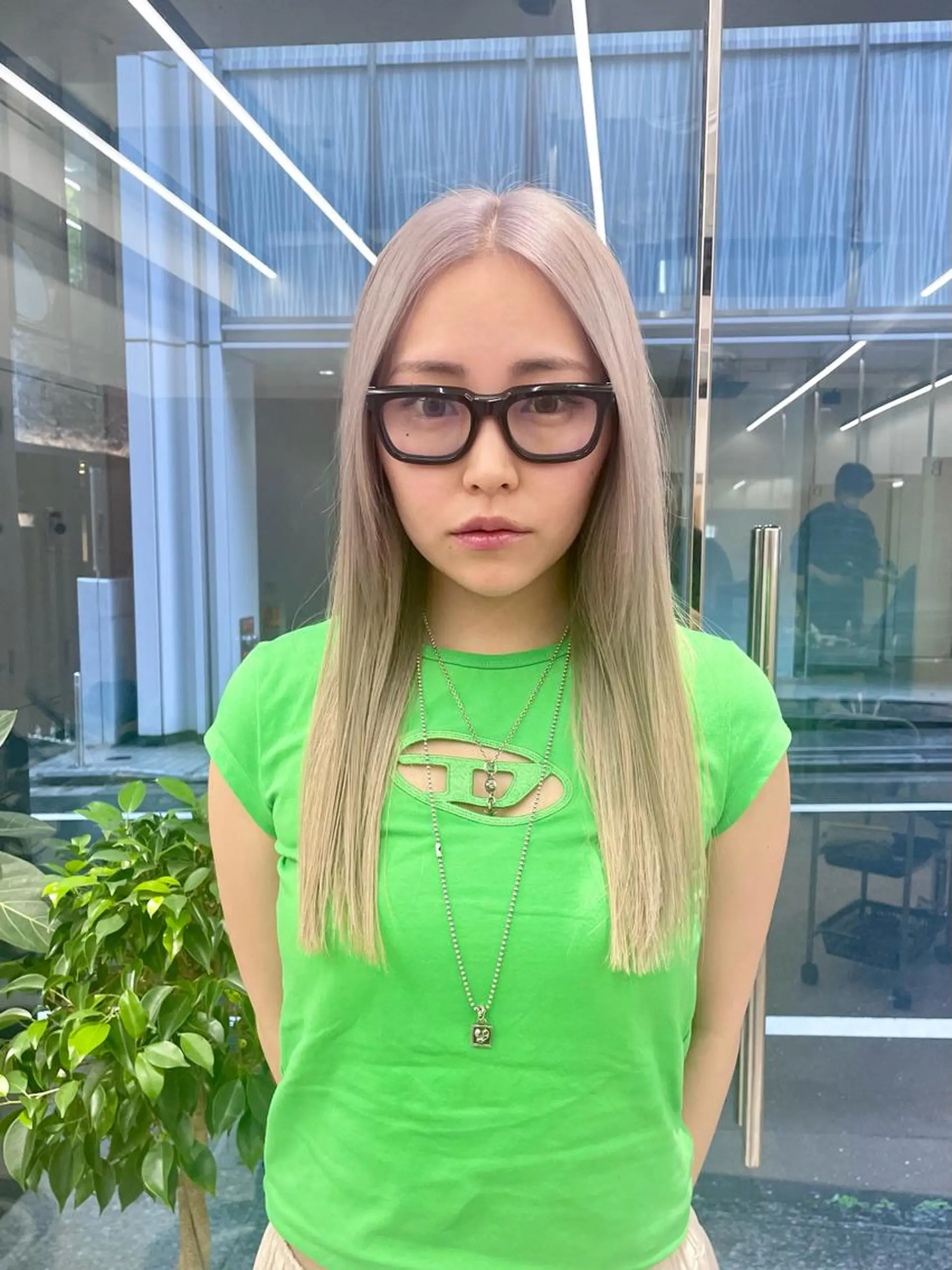 セミロング カラー ヘアカラー トリートメント カット・ブリーチ TAIGAのヘアスタイル