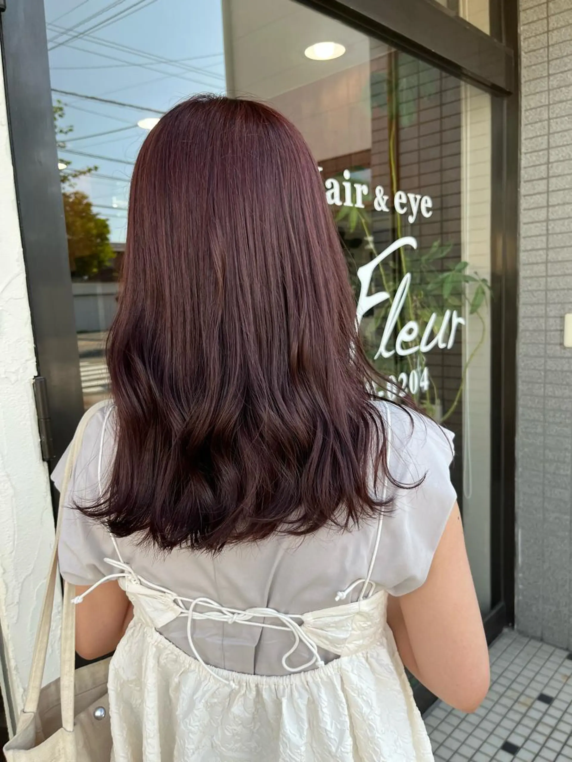 セミロング Un Fleur所属・立野 希沙のヘアスタイル