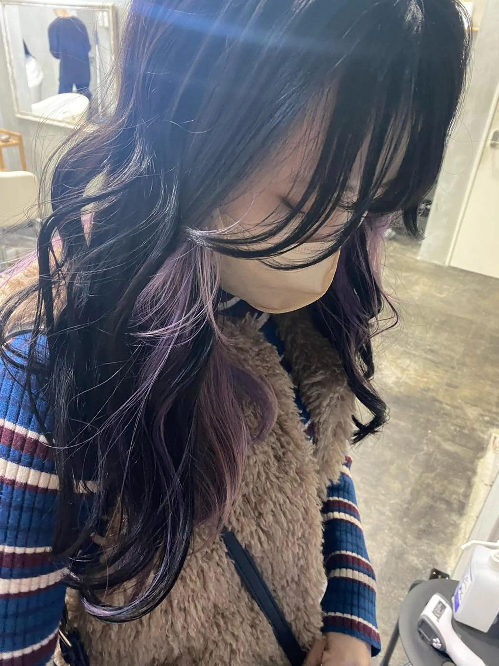 ロング カラー 佐伯 鼓乃美のヘアスタイル